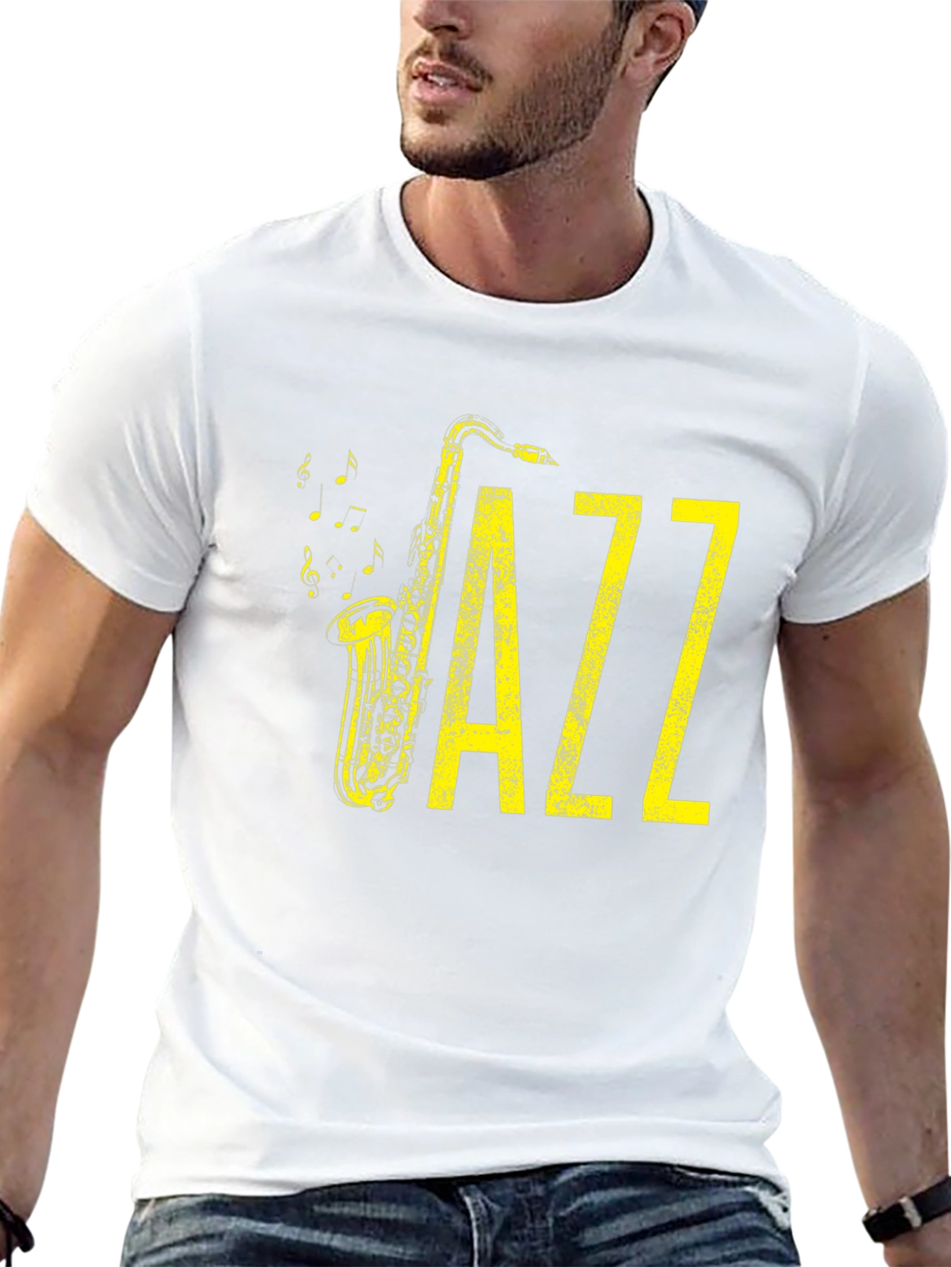 Jazz Music T-Shirt - Saxophone Graphic Tee