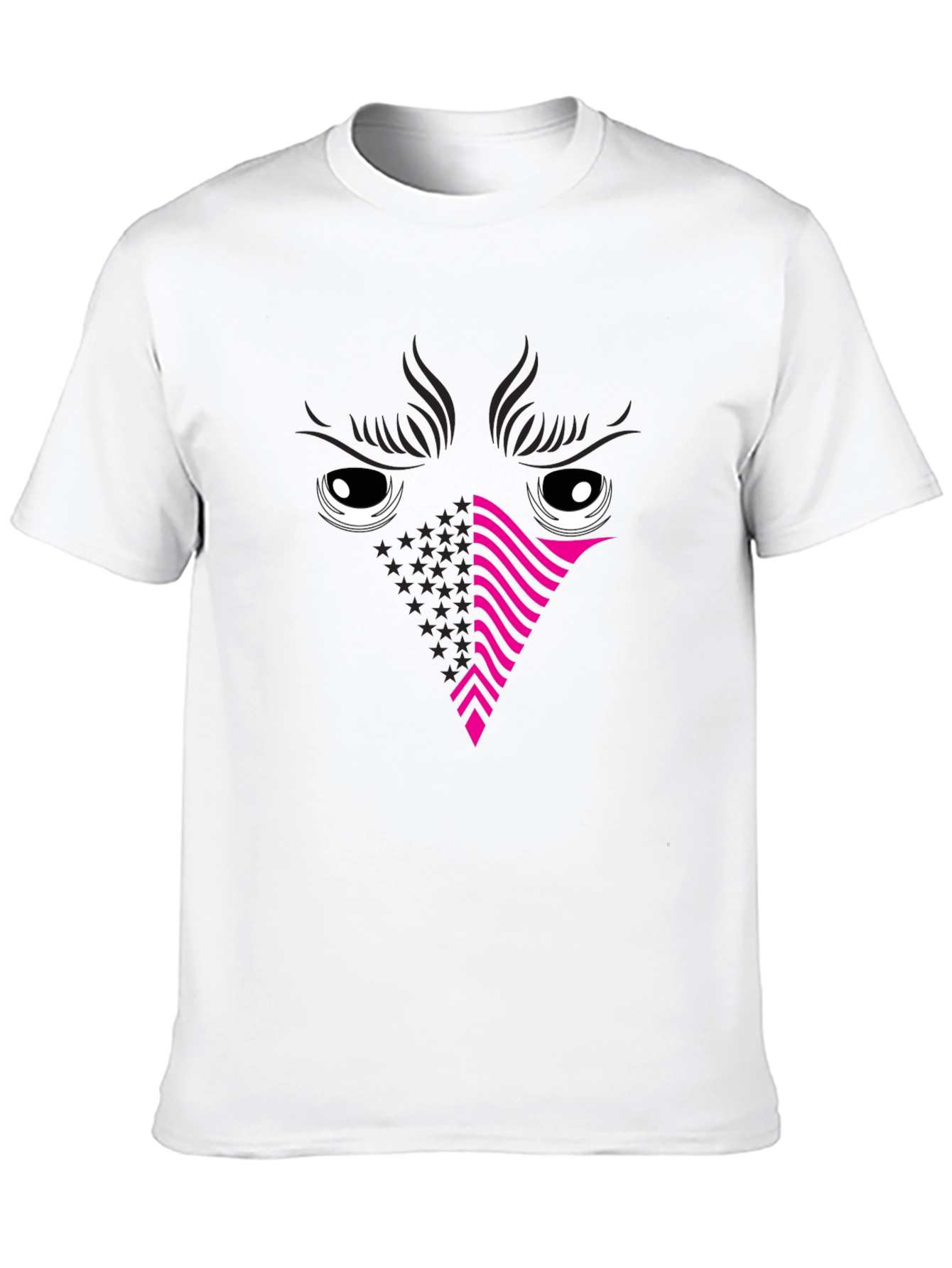 Cool Abstract Eye Face T-Shirt