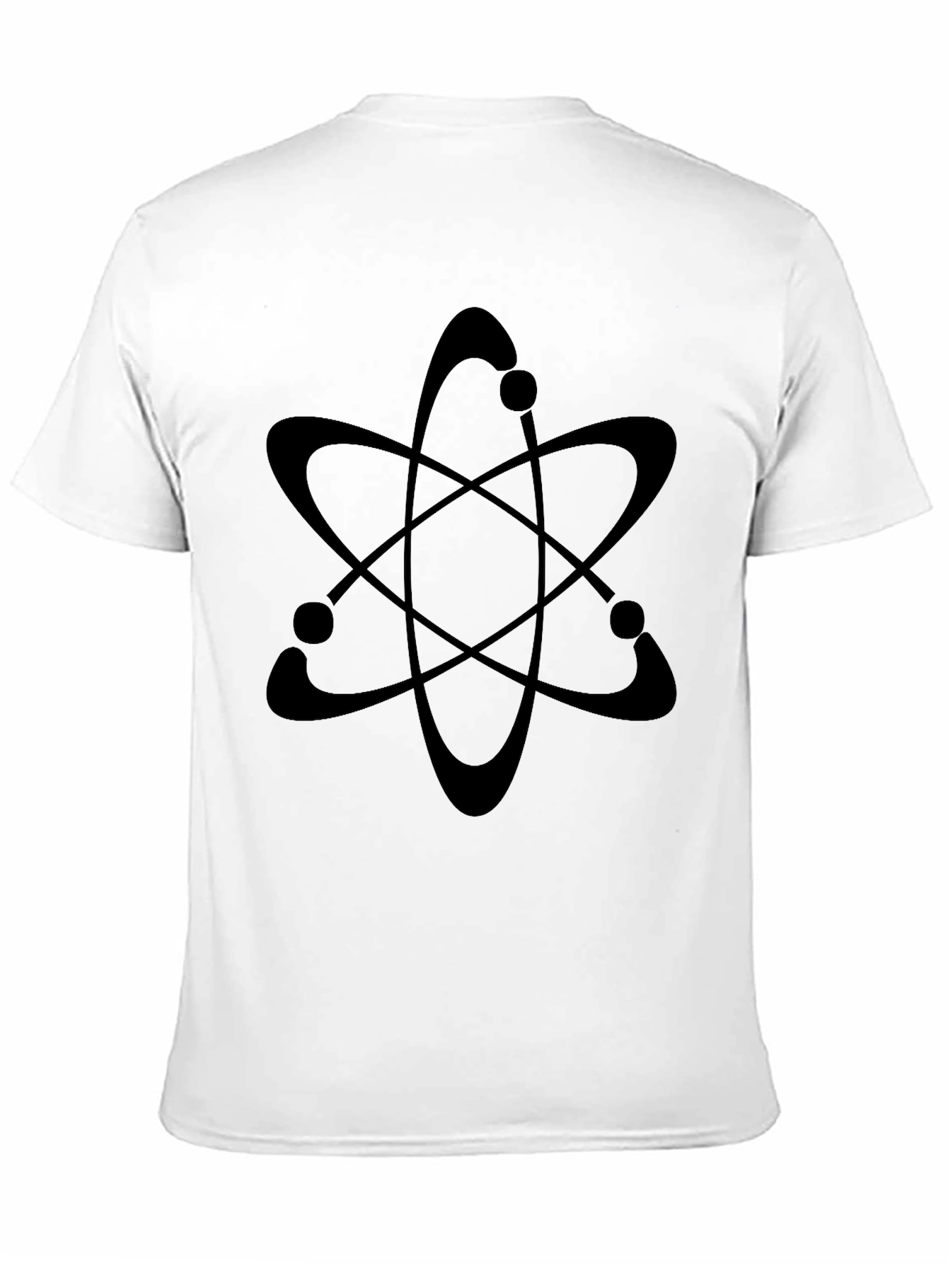 Black Atom Graphic T-Shirt - Science Design Tee