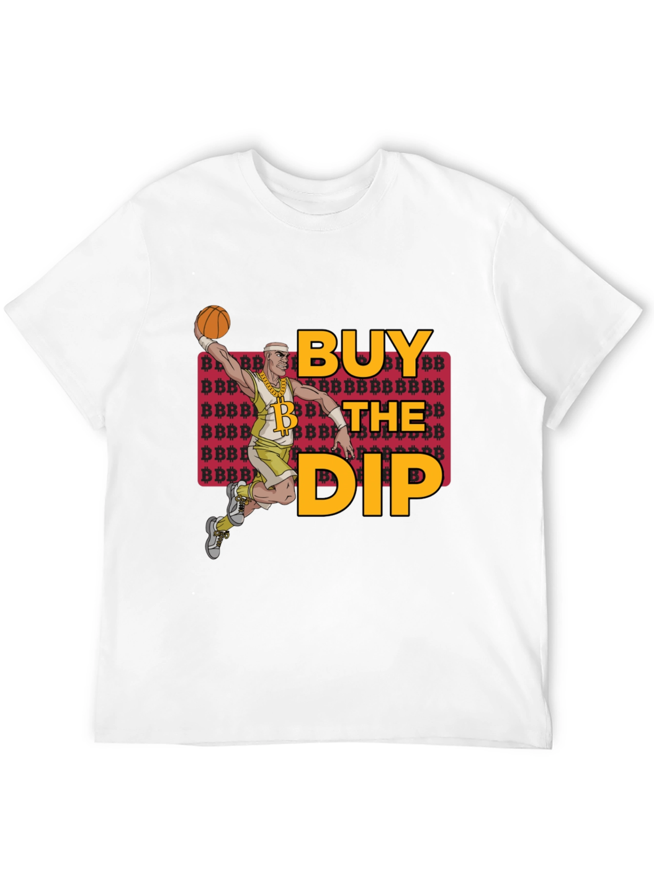 Buy the Dip Bitcoin Basketball T-Shirt