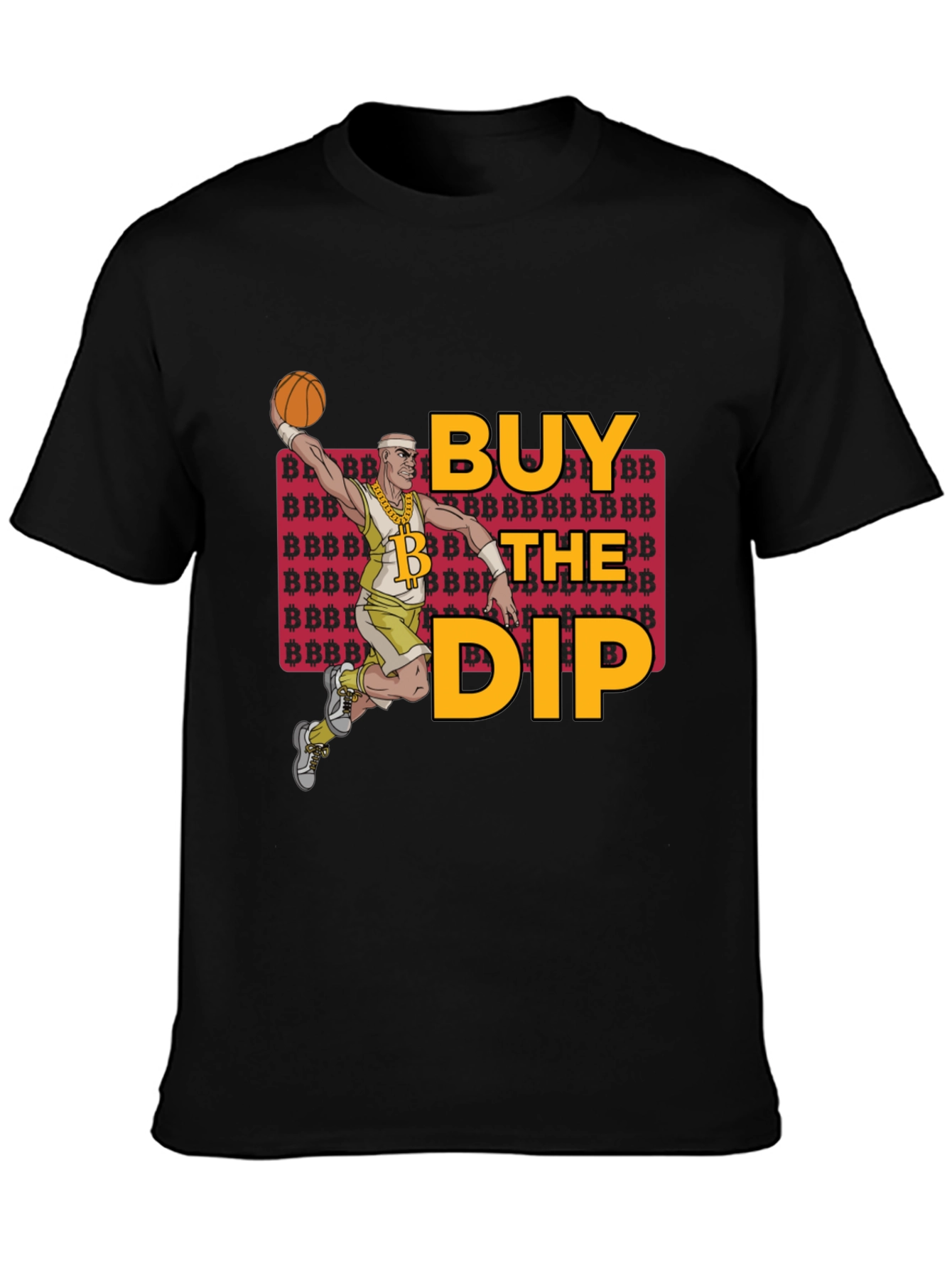 Buy the Dip Bitcoin Basketball T-Shirt