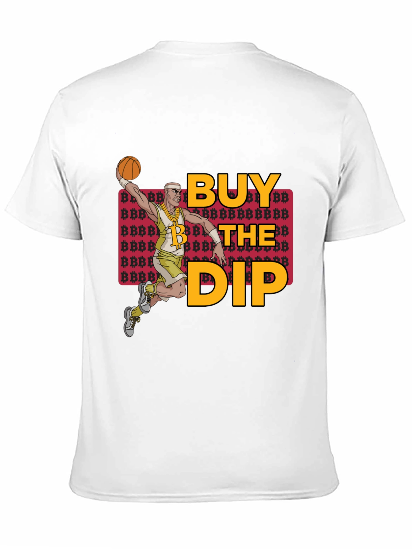 Buy the Dip Bitcoin Basketball T-Shirt