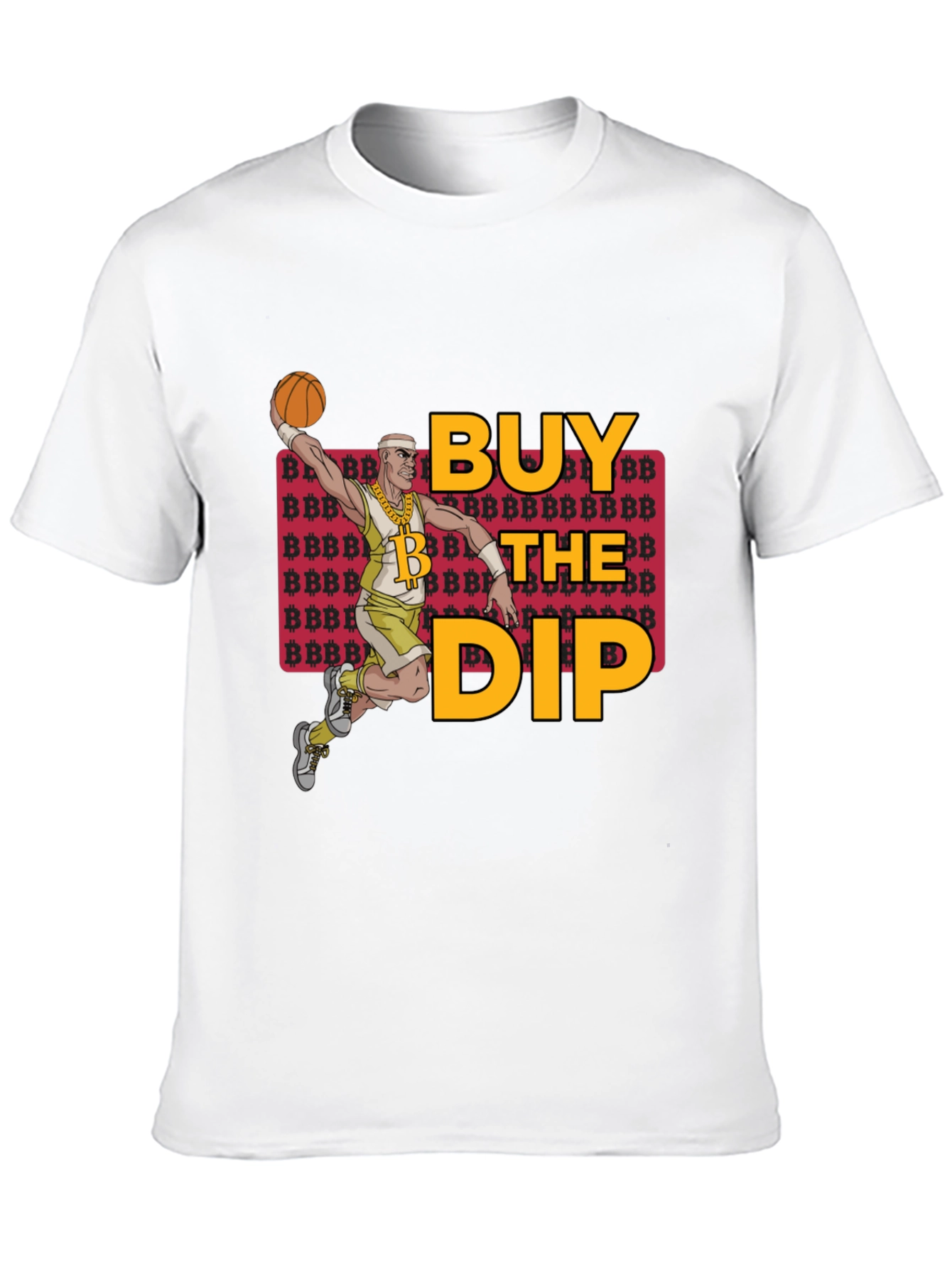 Buy the Dip Bitcoin Basketball T-Shirt