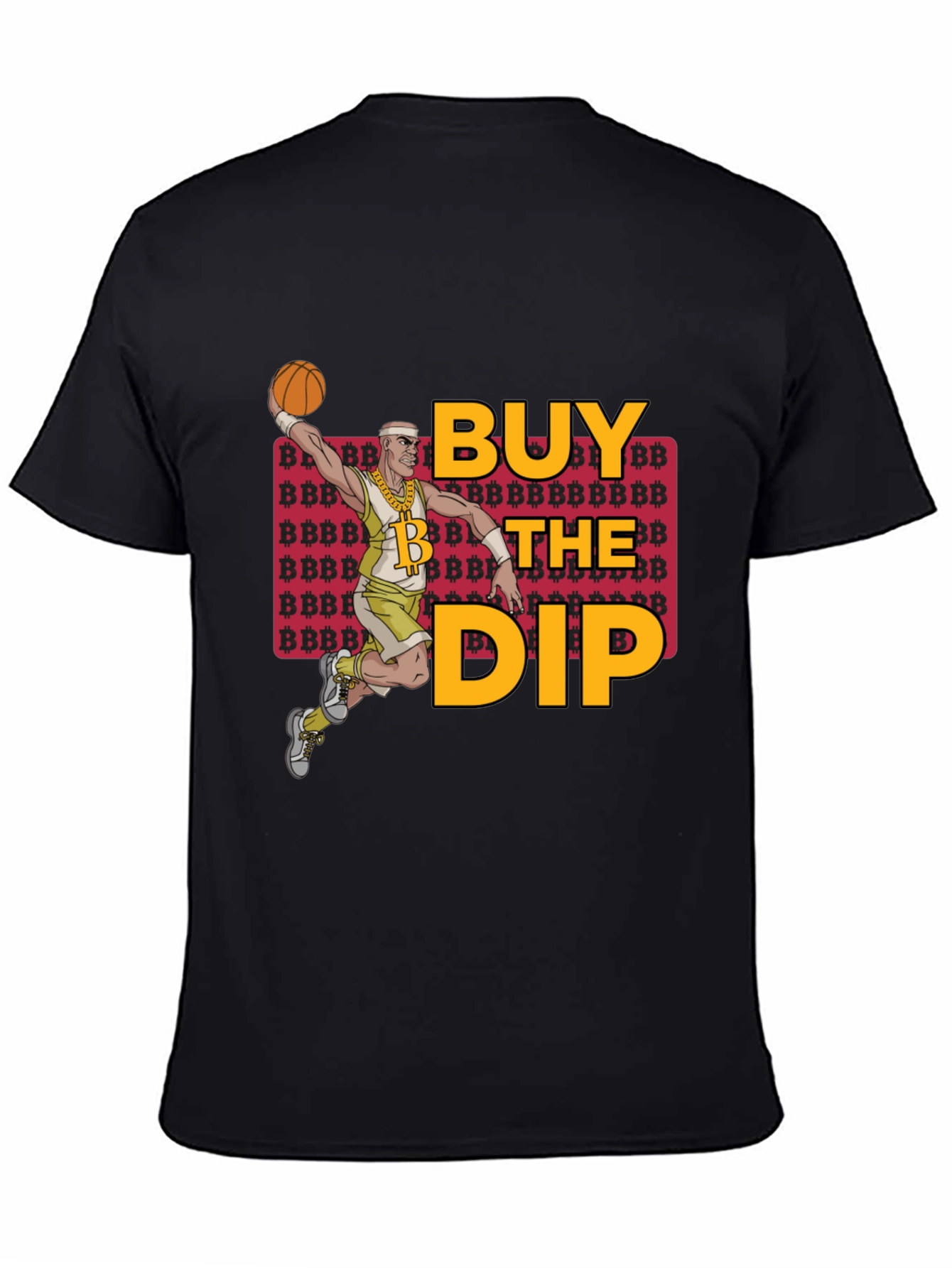 Buy the Dip Bitcoin Basketball T-Shirt