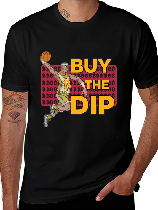 Buy the Dip Bitcoin Basketball T-Shirt
