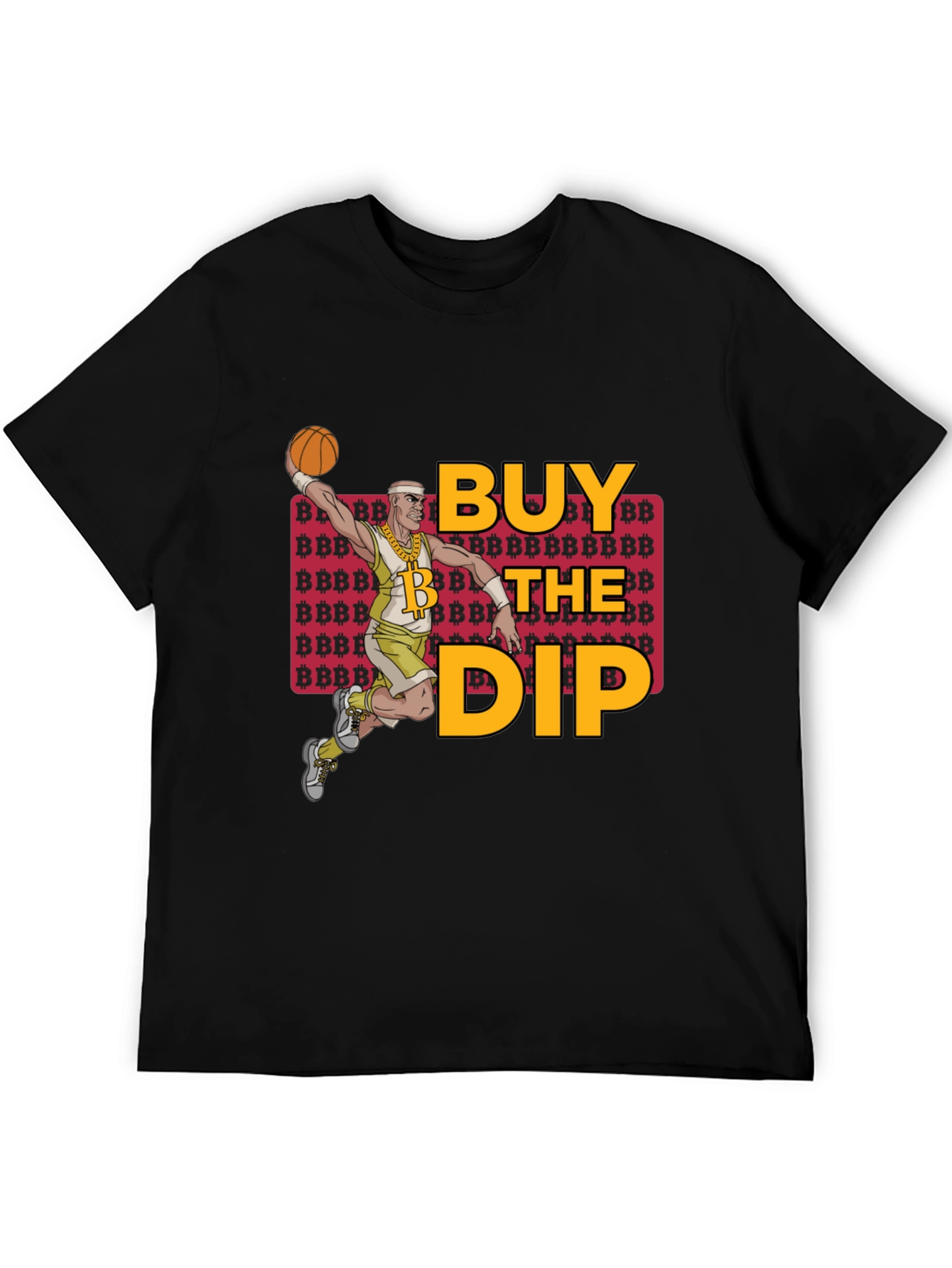 Buy the Dip Bitcoin Basketball T-Shirt