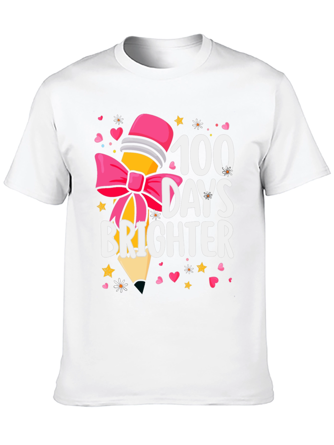 100 Days Brighter Teacher T-Shirt