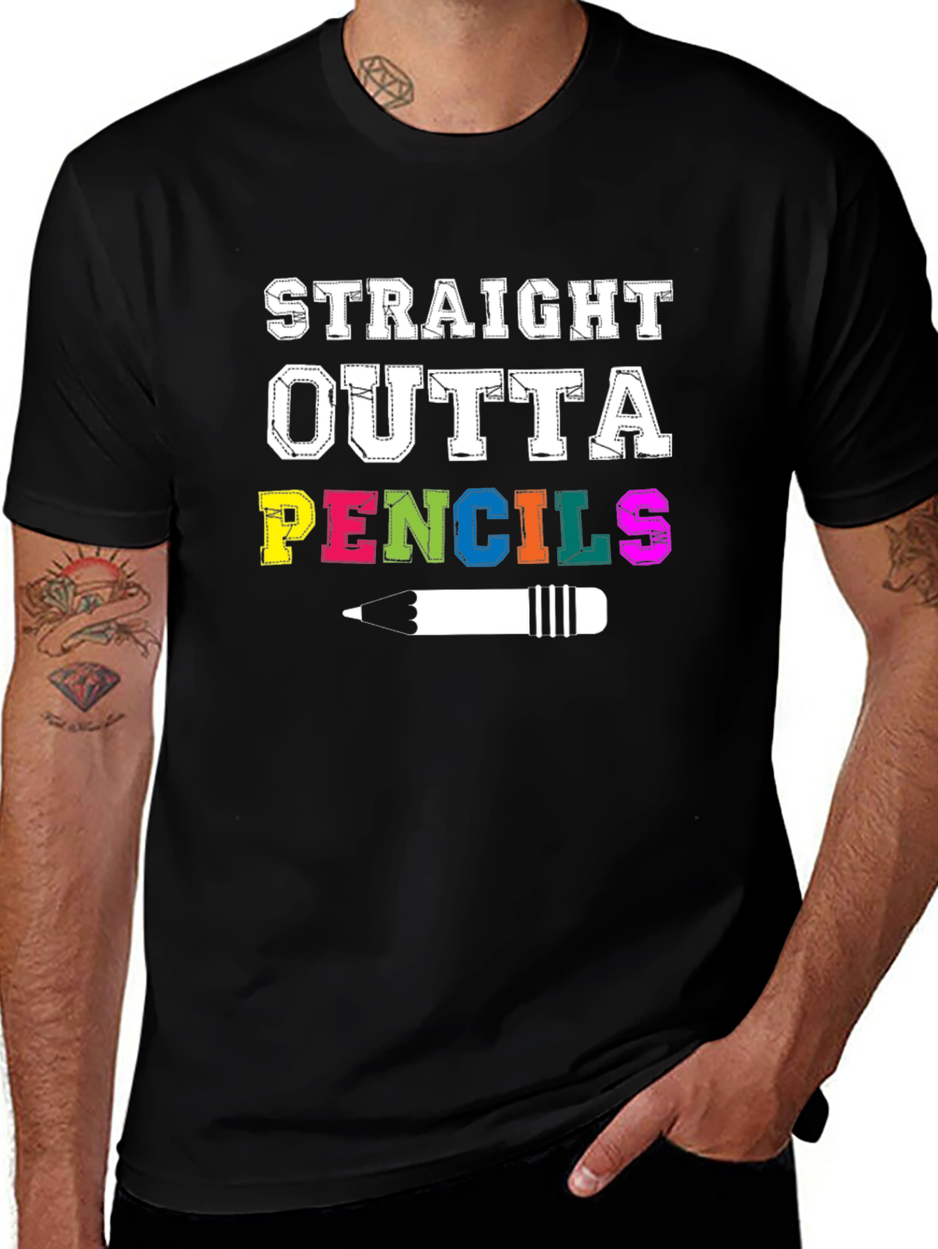 Straight Outta Pencils Graphic Tee