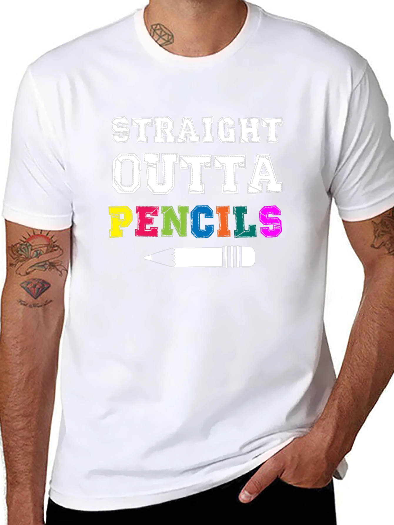 Straight Outta Pencils Graphic Tee
