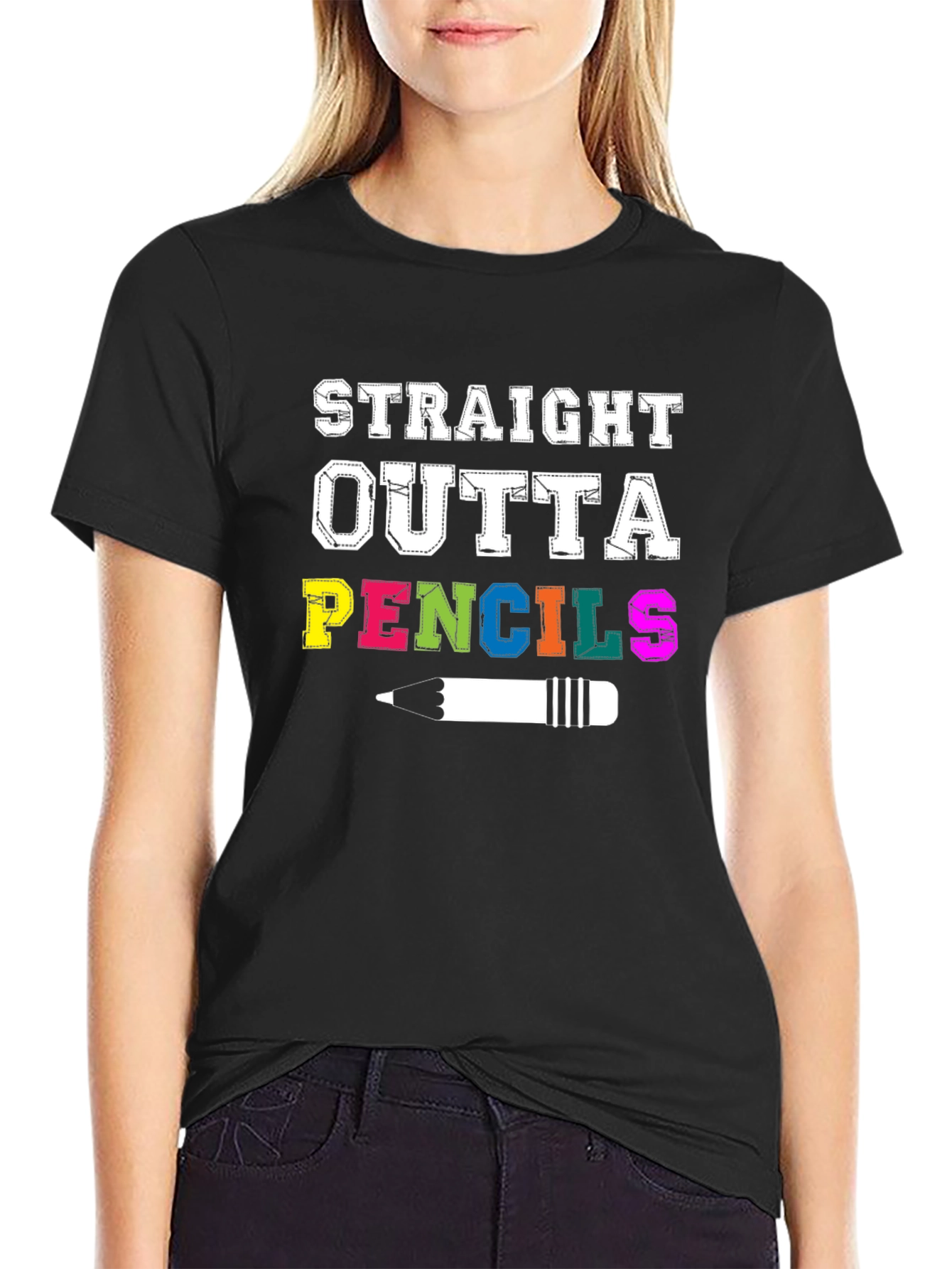 Straight Outta Pencils Graphic Tee