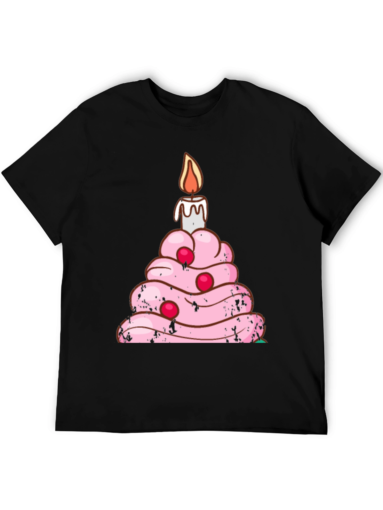 Birthday Cake T-Shirt Funny Candle Tee