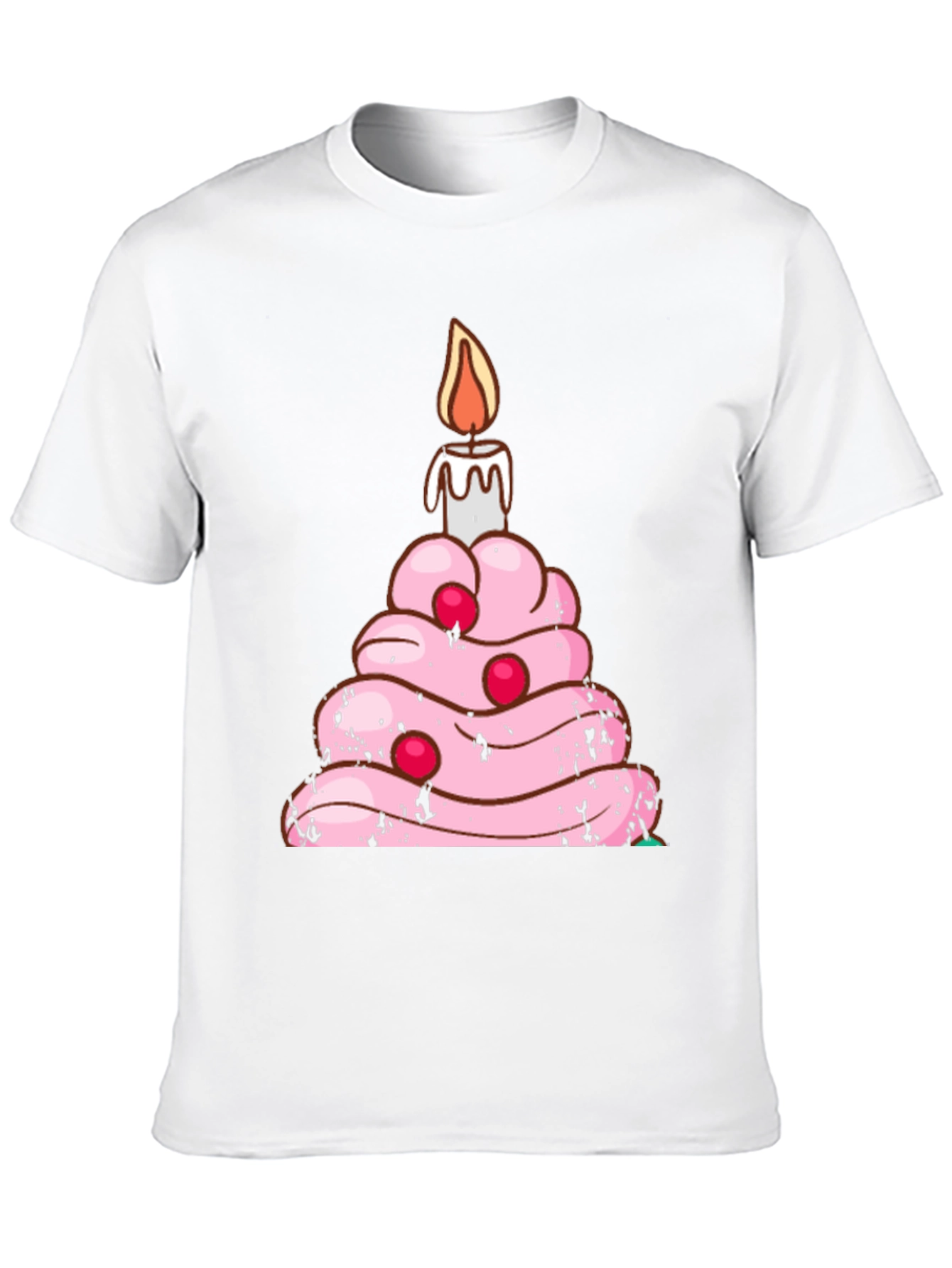 Birthday Cake T-Shirt Funny Candle Tee