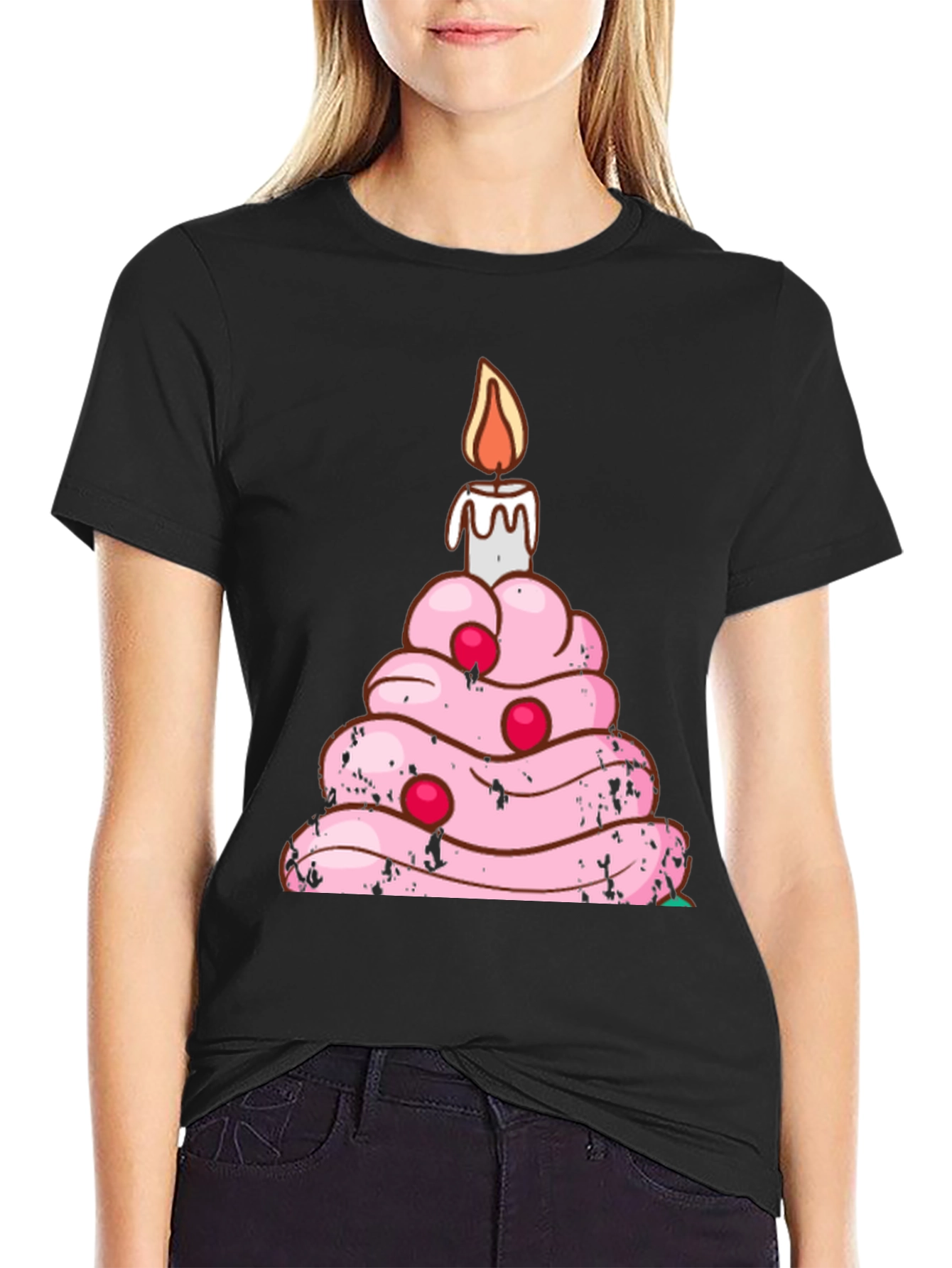 Birthday Cake T-Shirt Funny Candle Tee