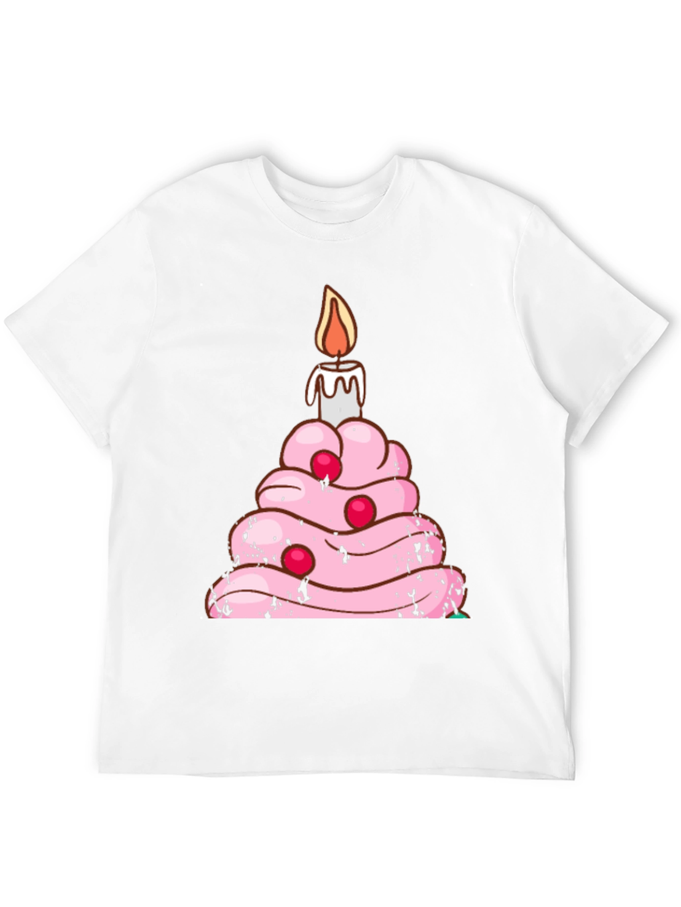 Birthday Cake T-Shirt Funny Candle Tee