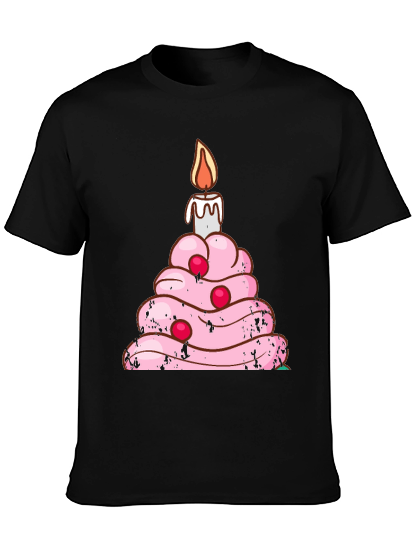 Birthday Cake T-Shirt Funny Candle Tee