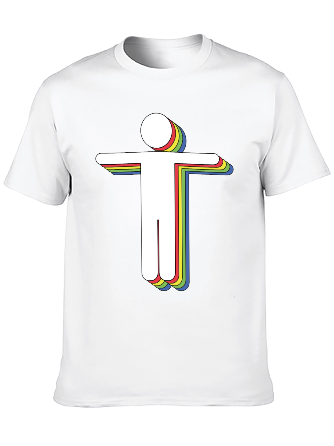 Retro Spectrum Humanoid Graphic Tee