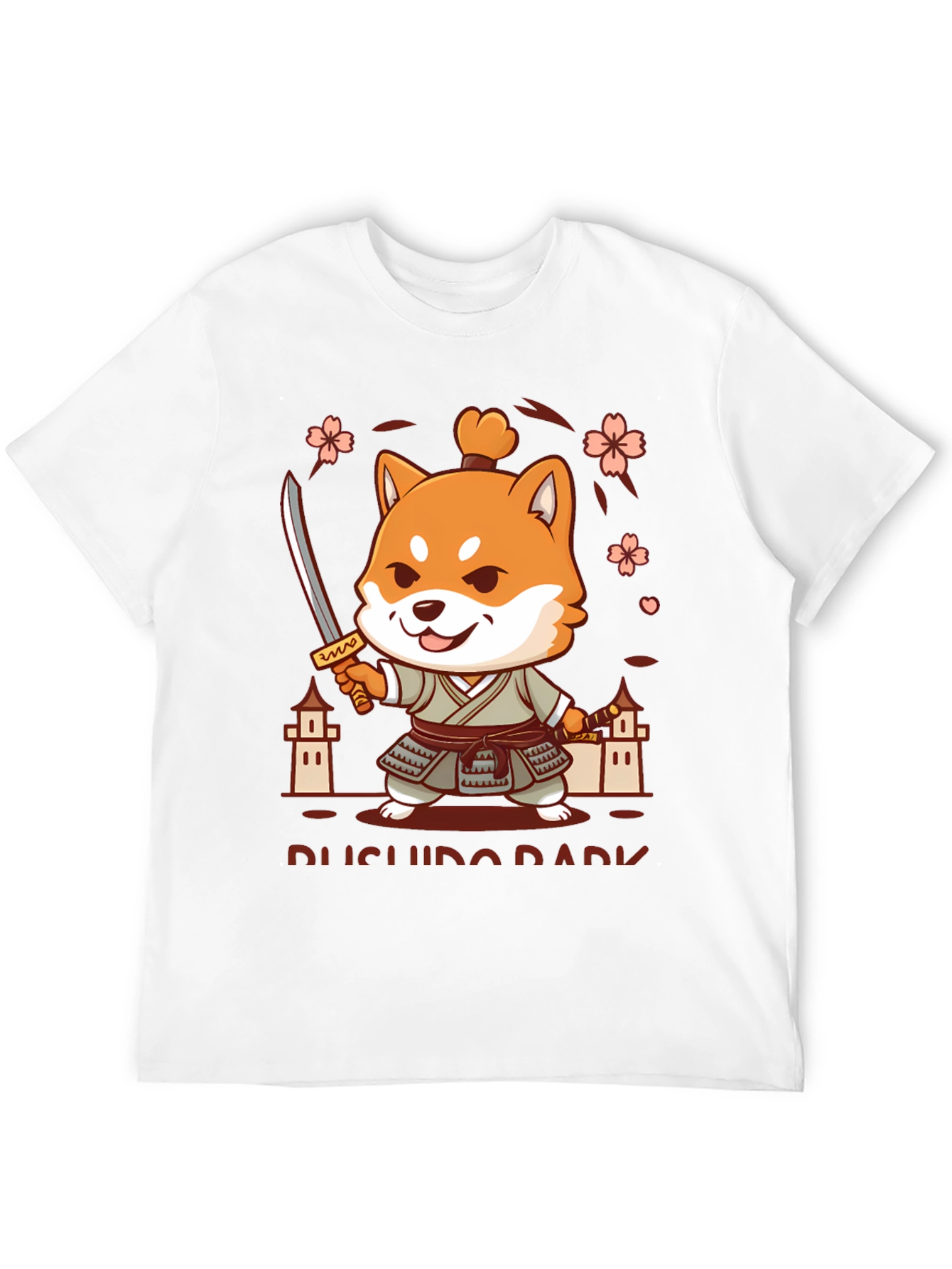 Bushido Dark T-Shirt - Shiba Samurai Design