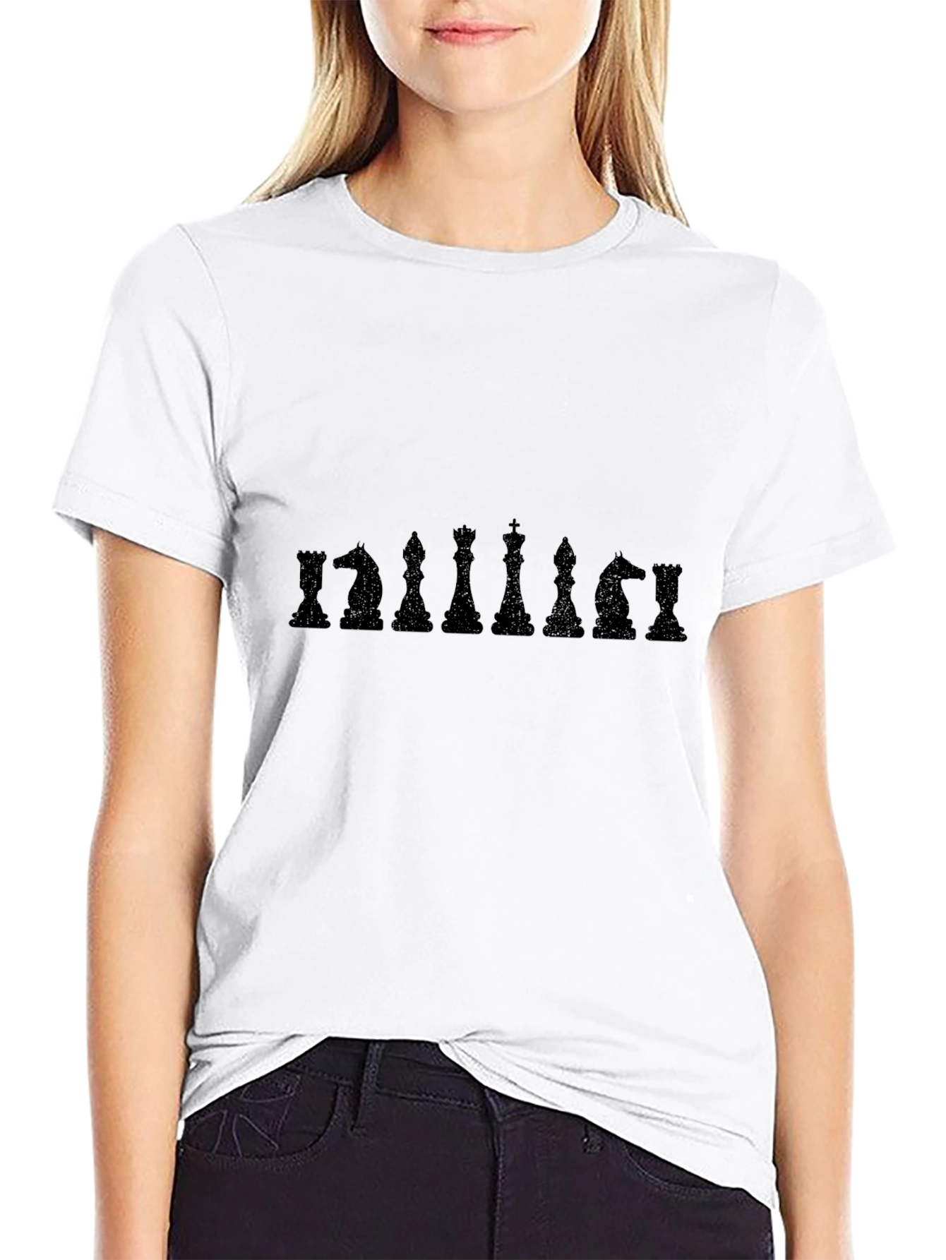 Chess Piece Silhouette T-Shirt