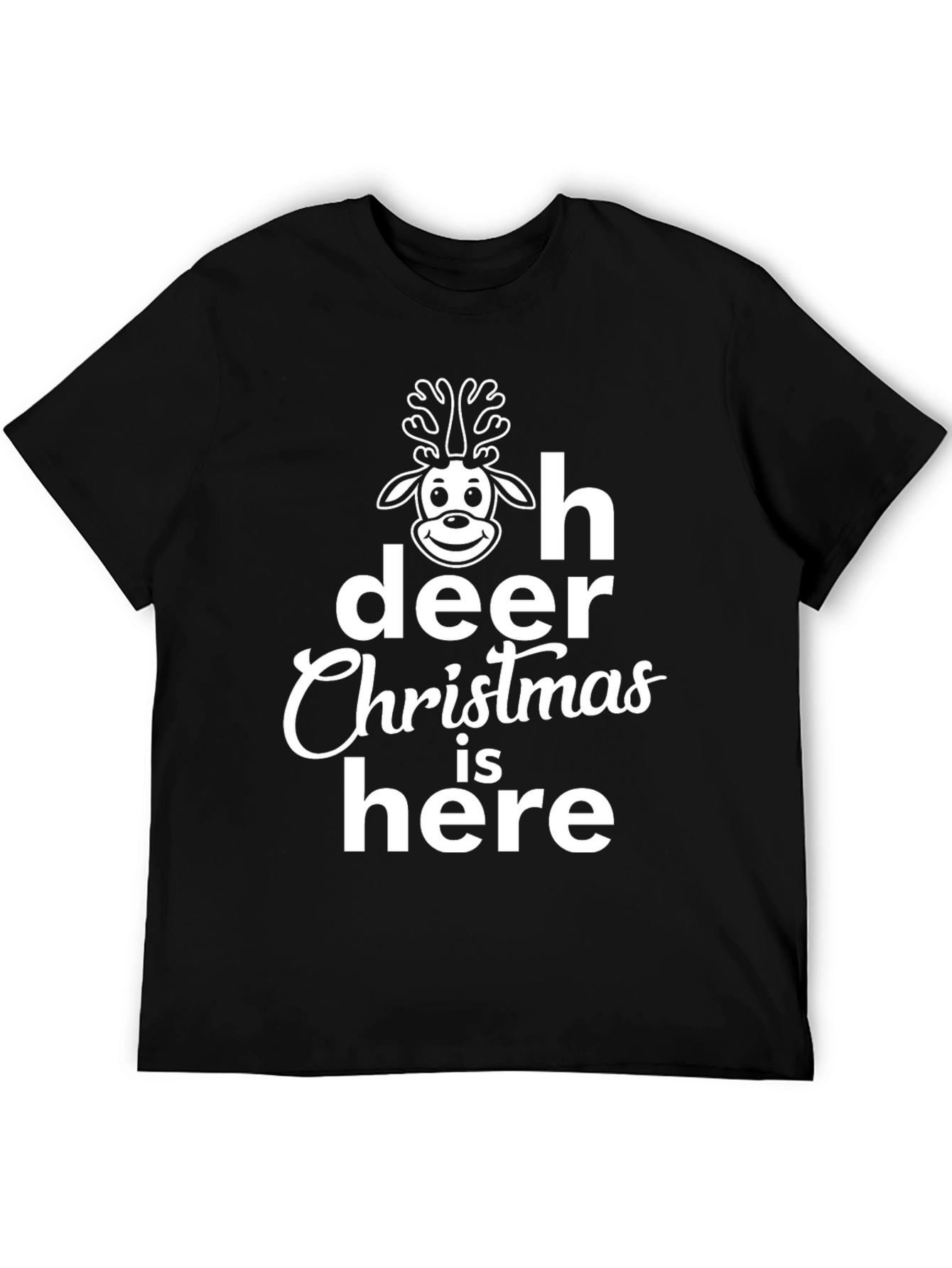 Oh Deer Christmas is Here Graphic Tee
