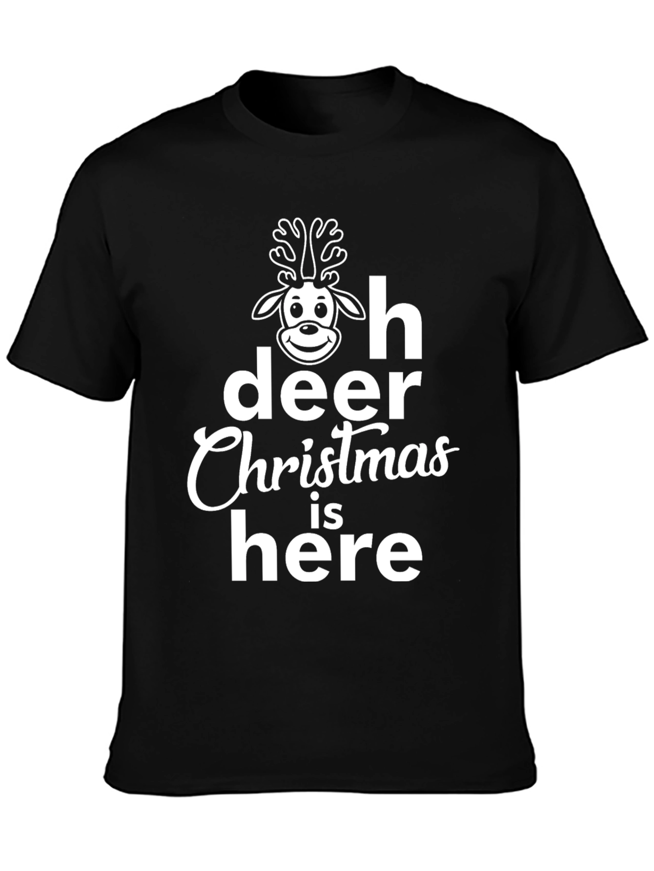 Oh Deer Christmas is Here Graphic Tee