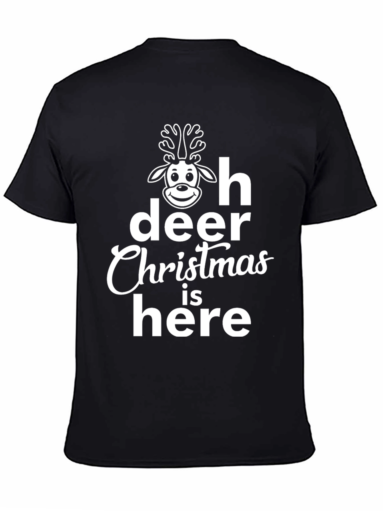Oh Deer Christmas is Here Graphic Tee