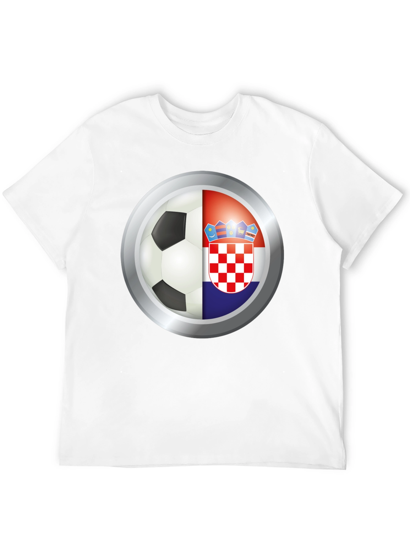 Croatia Soccer Pride Tee - Black Graphic T-Shirt
