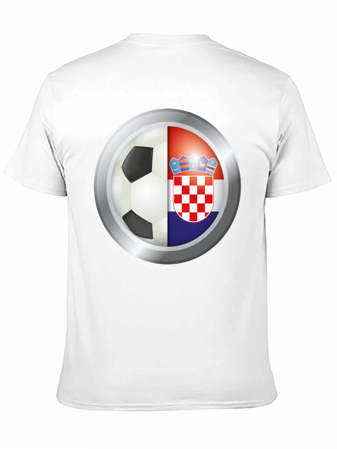 Croatia Soccer Pride Tee - Black Graphic T-Shirt