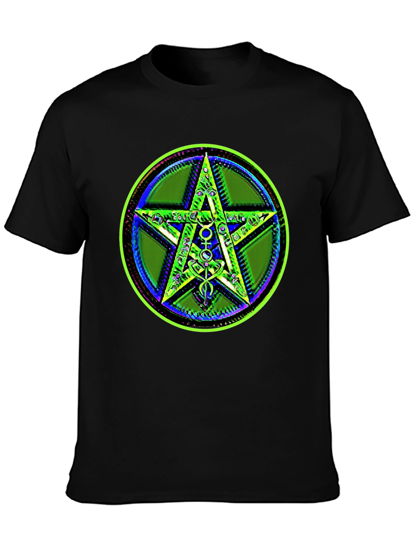 Mystic Star Graphic Tee - Black