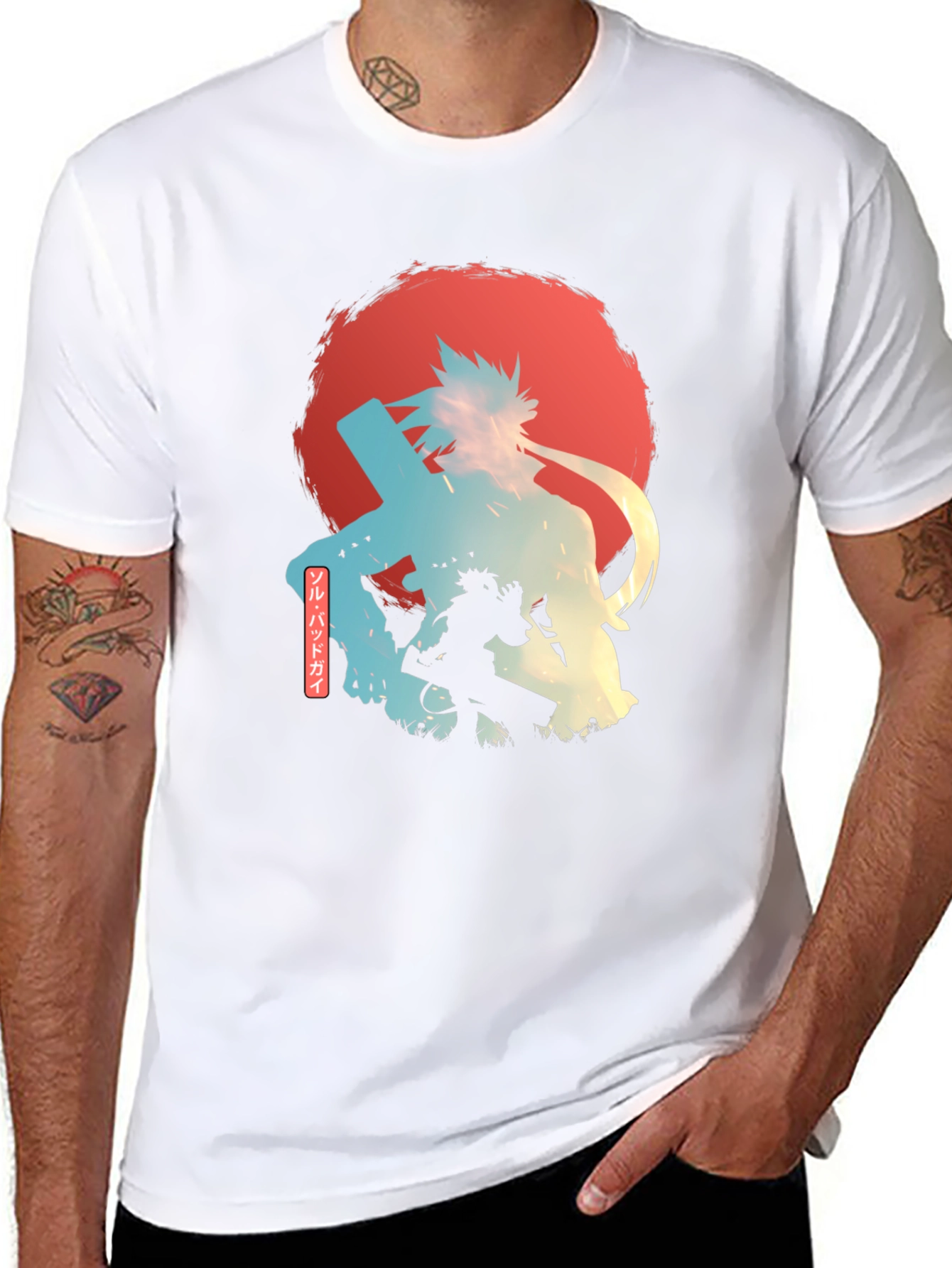Anime Sunset Graphic Tee - Stylish & Unique