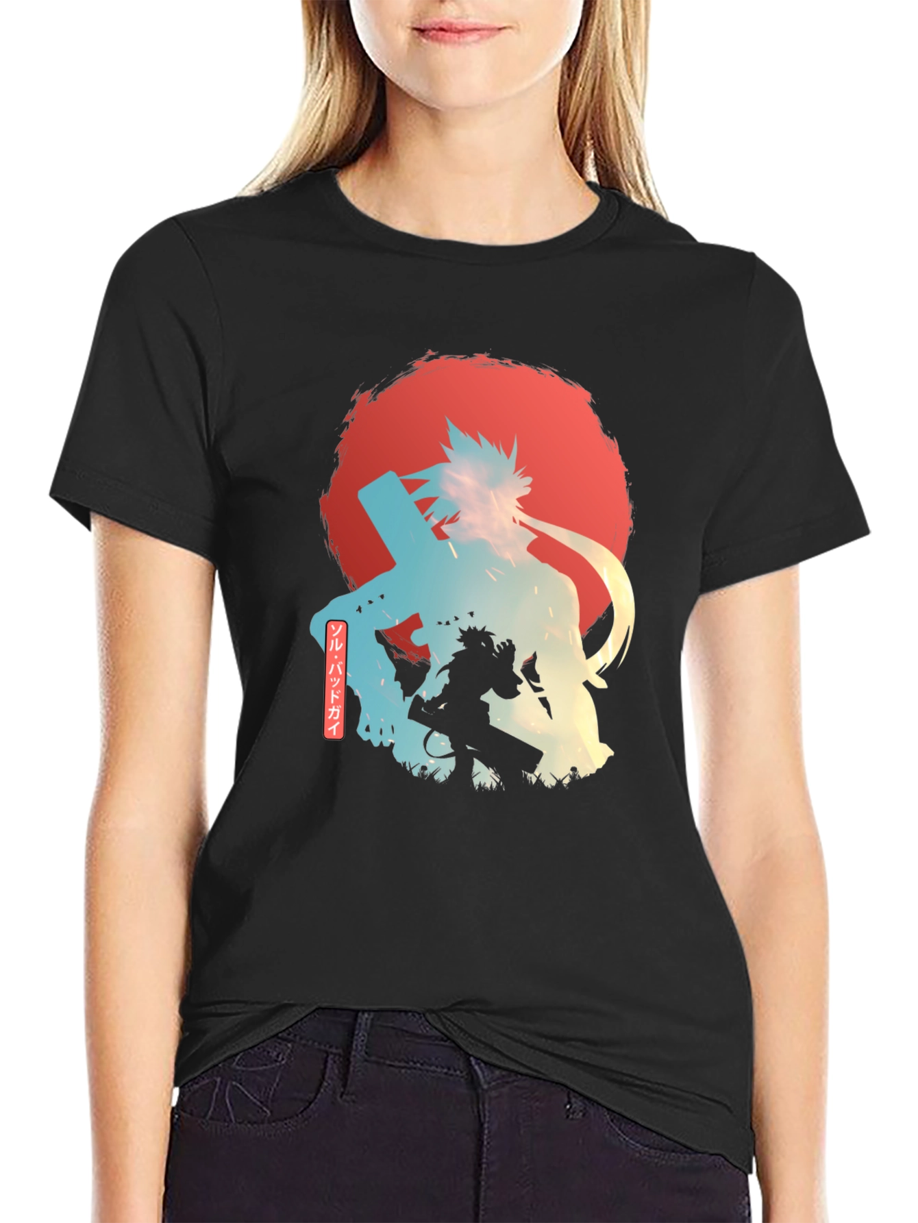 Anime Sunset Graphic Tee - Stylish & Unique