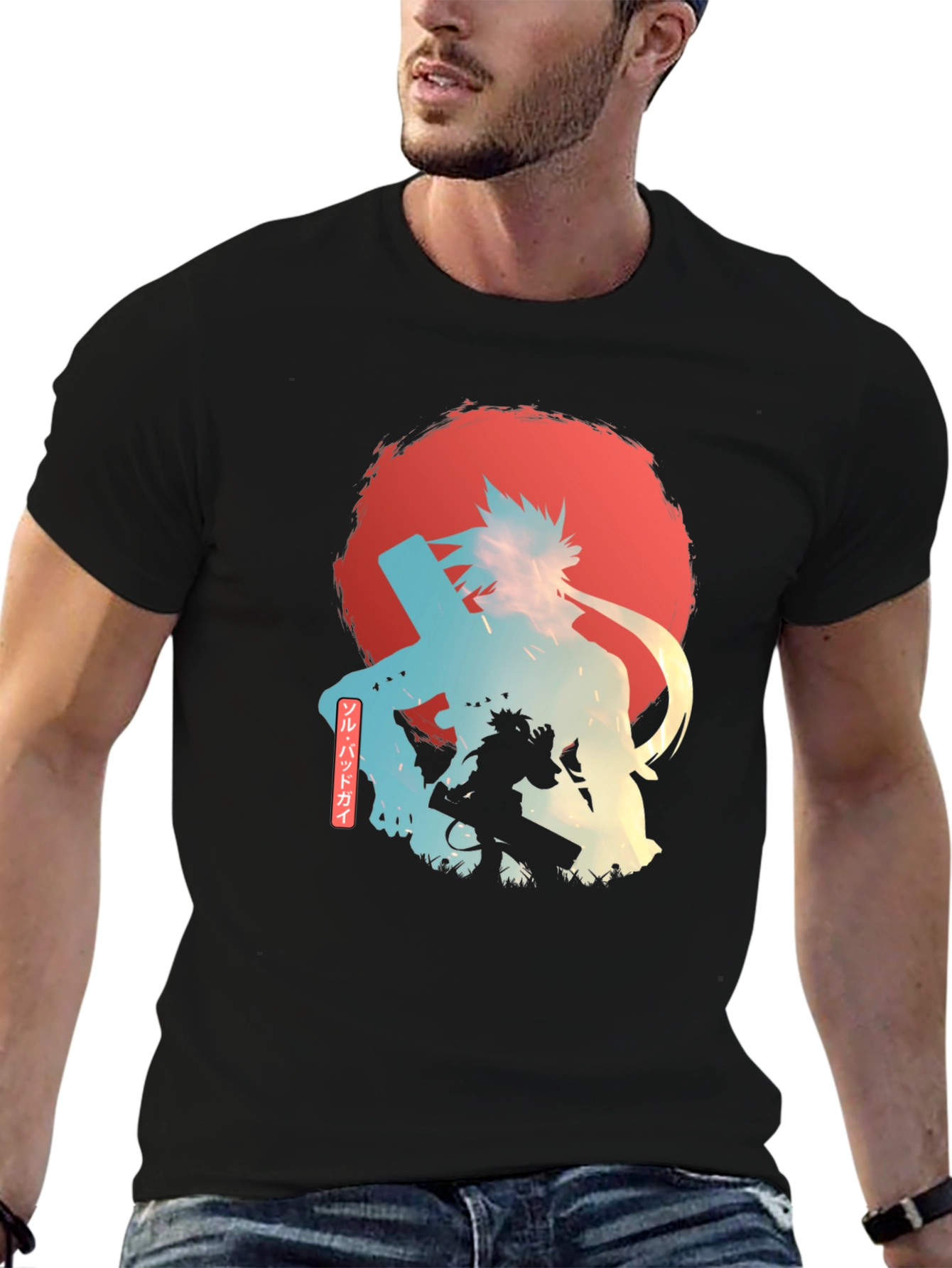 Anime Sunset Graphic Tee - Stylish & Unique