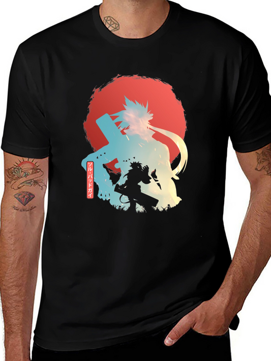 Anime Sunset Graphic Tee - Stylish & Unique