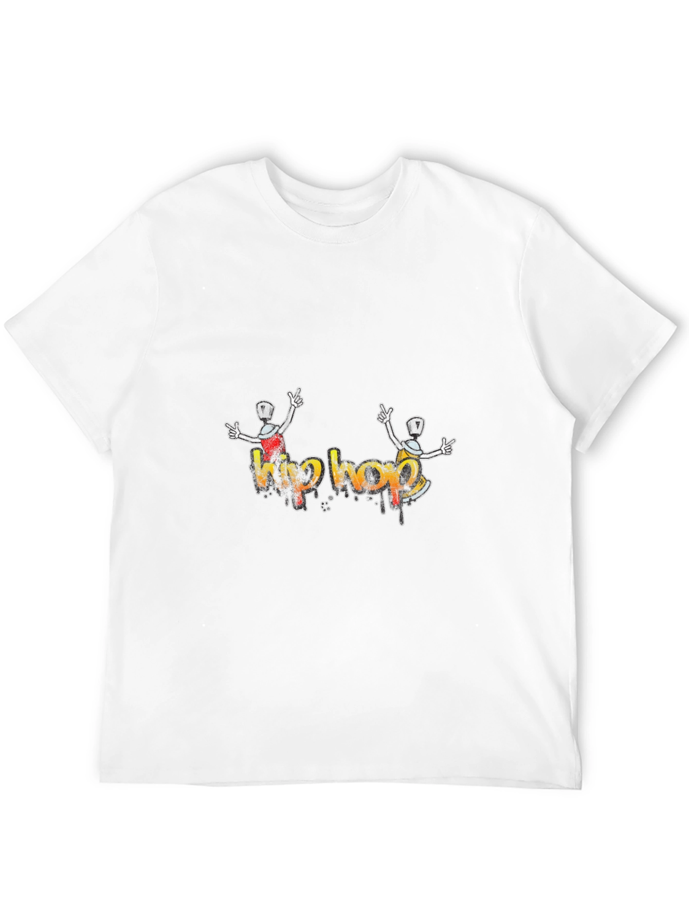 Hip Hop Graffiti T-Shirt - Black Graphic Tee