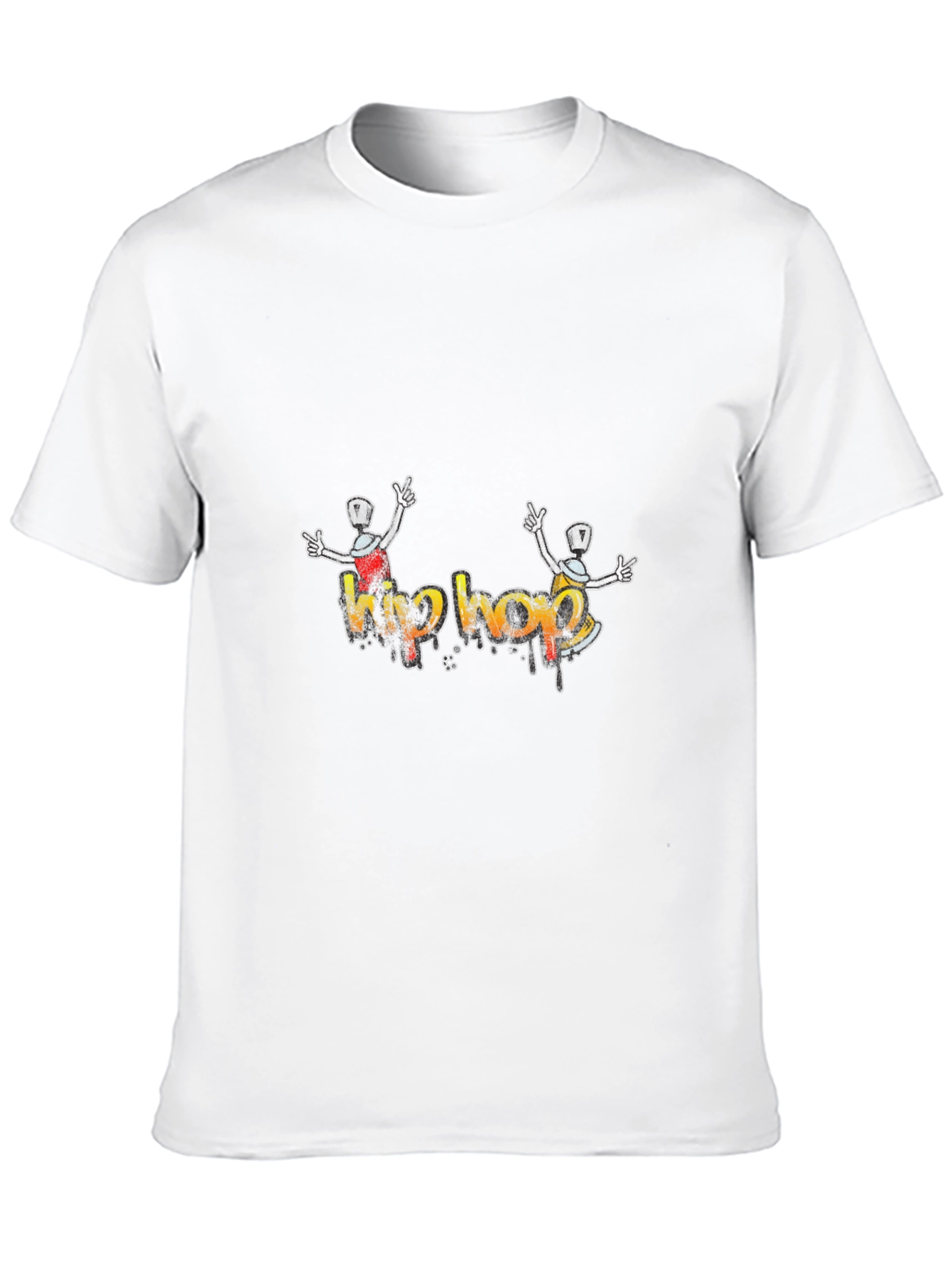 Hip Hop Graffiti T-Shirt - Black Graphic Tee