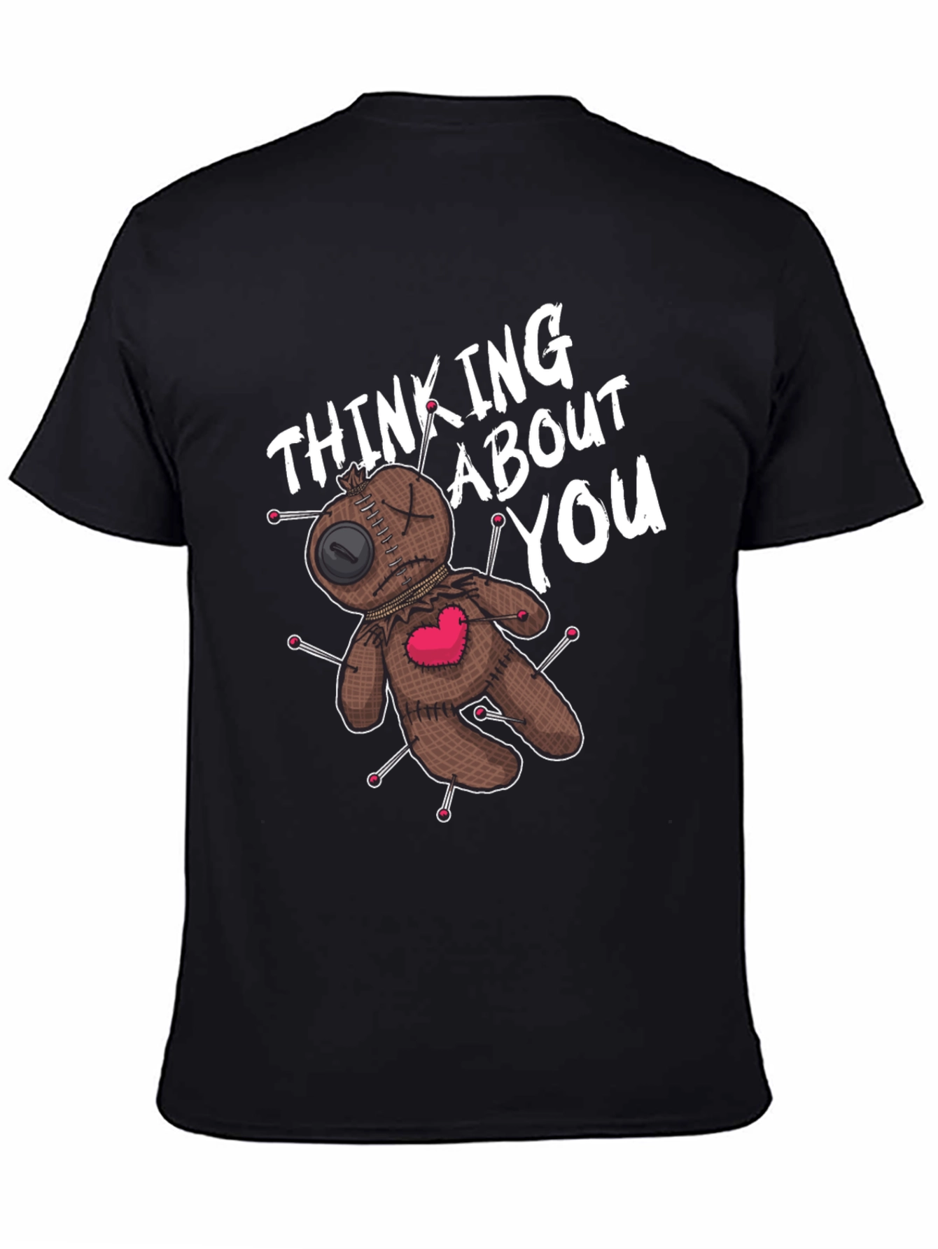 Voodoo Doll Thinking About You Graphic Tee