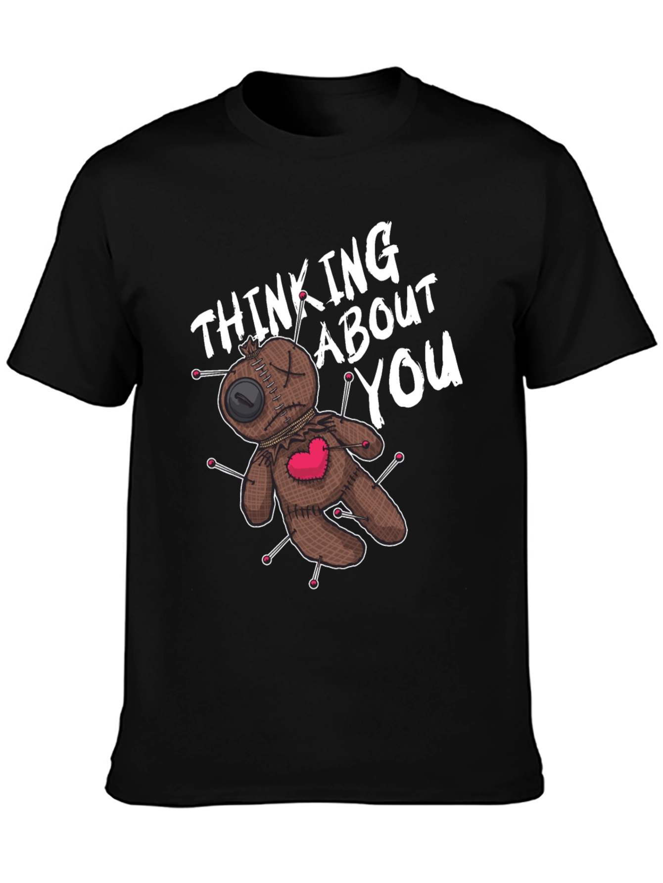 Voodoo Doll Thinking About You Graphic Tee