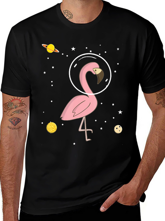 Cosmic Flamingo Graphic Tee
