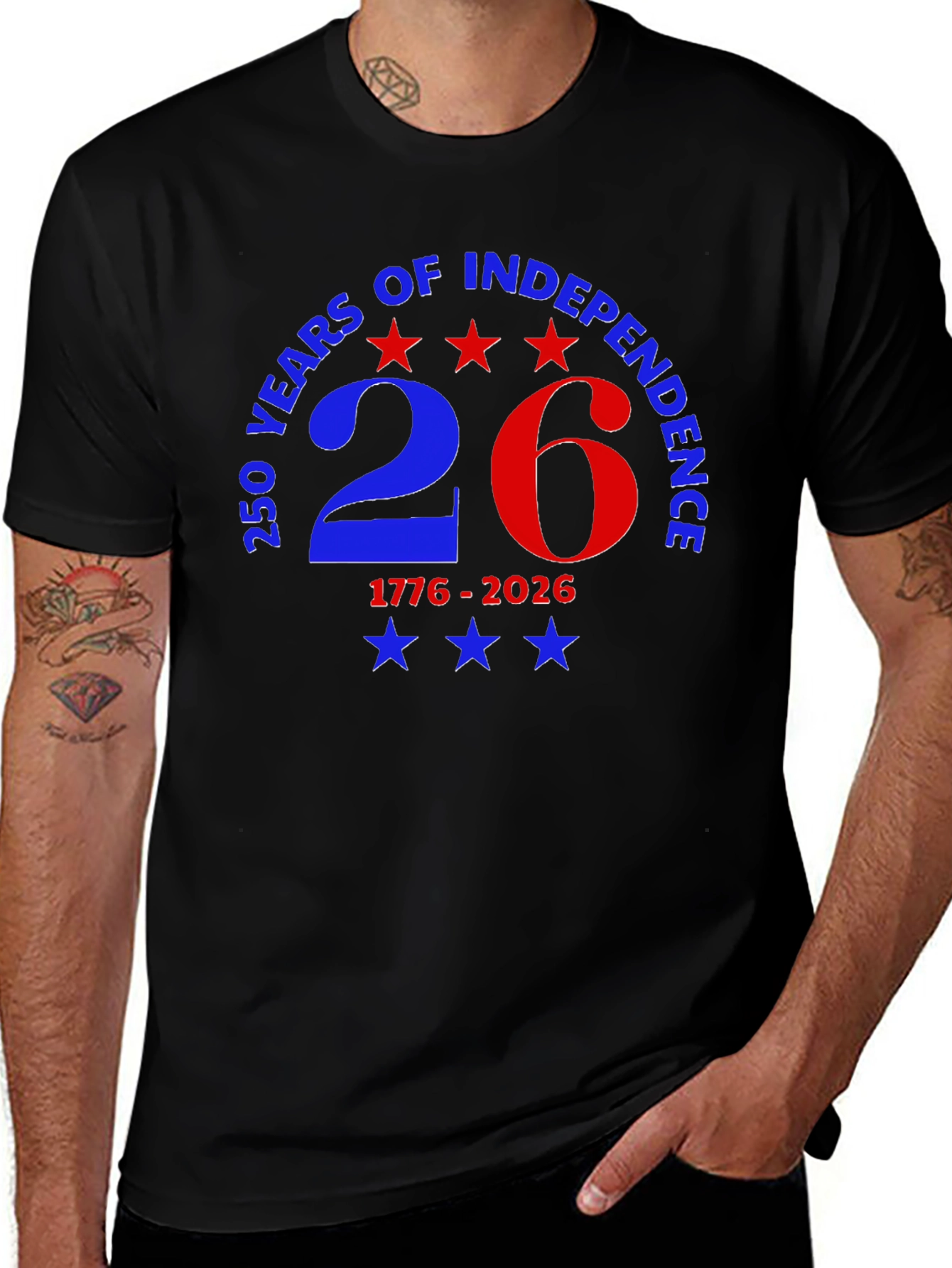 250 Years of Independence Patriotic T-Shirt
