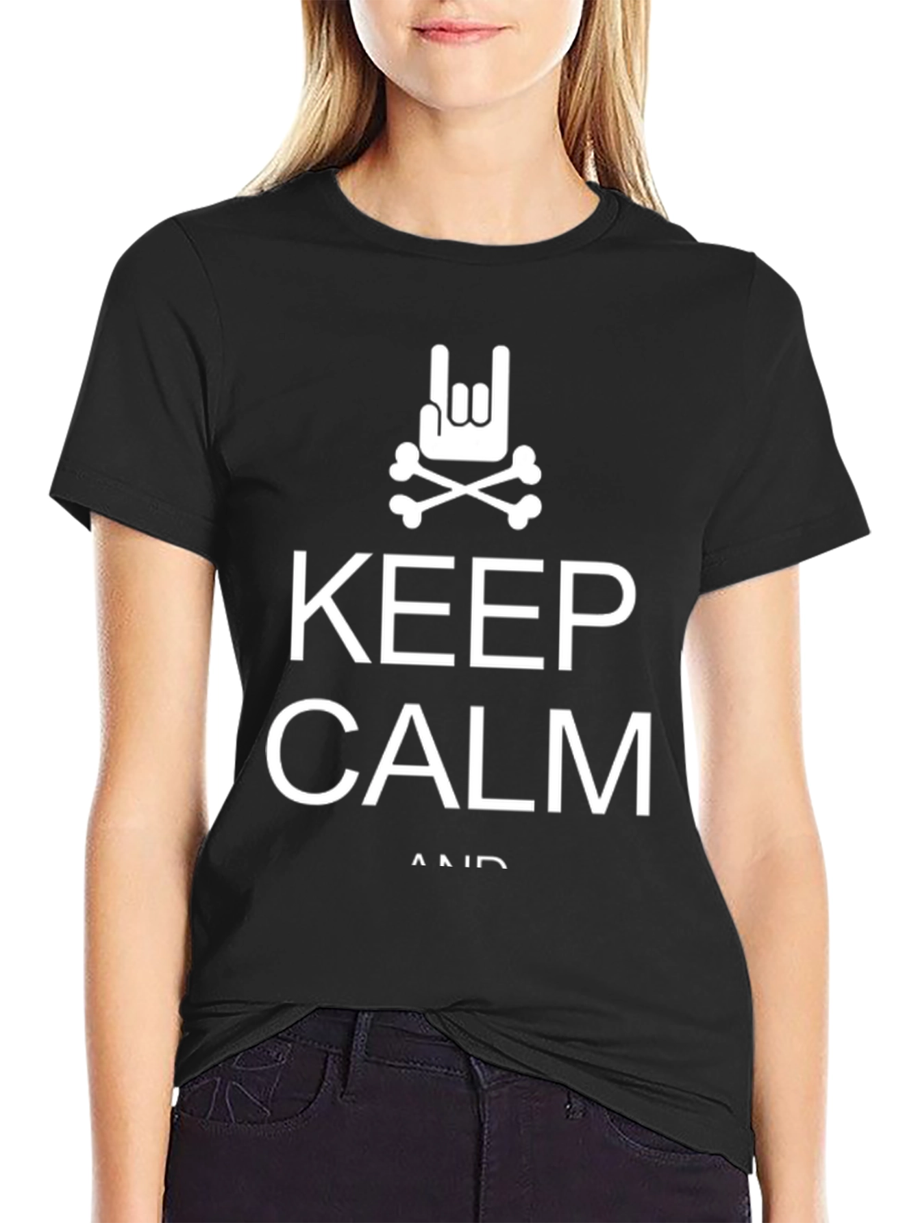 Keep Calm Rock On T-Shirt