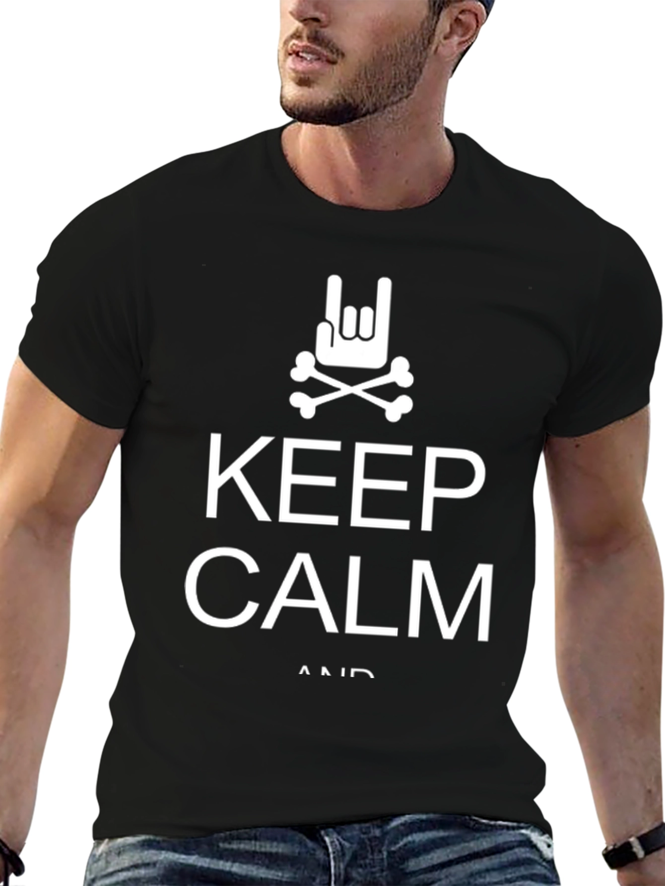 Keep Calm Rock On T-Shirt