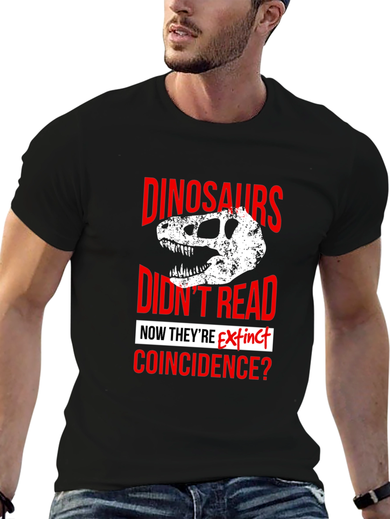 Dinosaurs Didnt Read T-Shirt