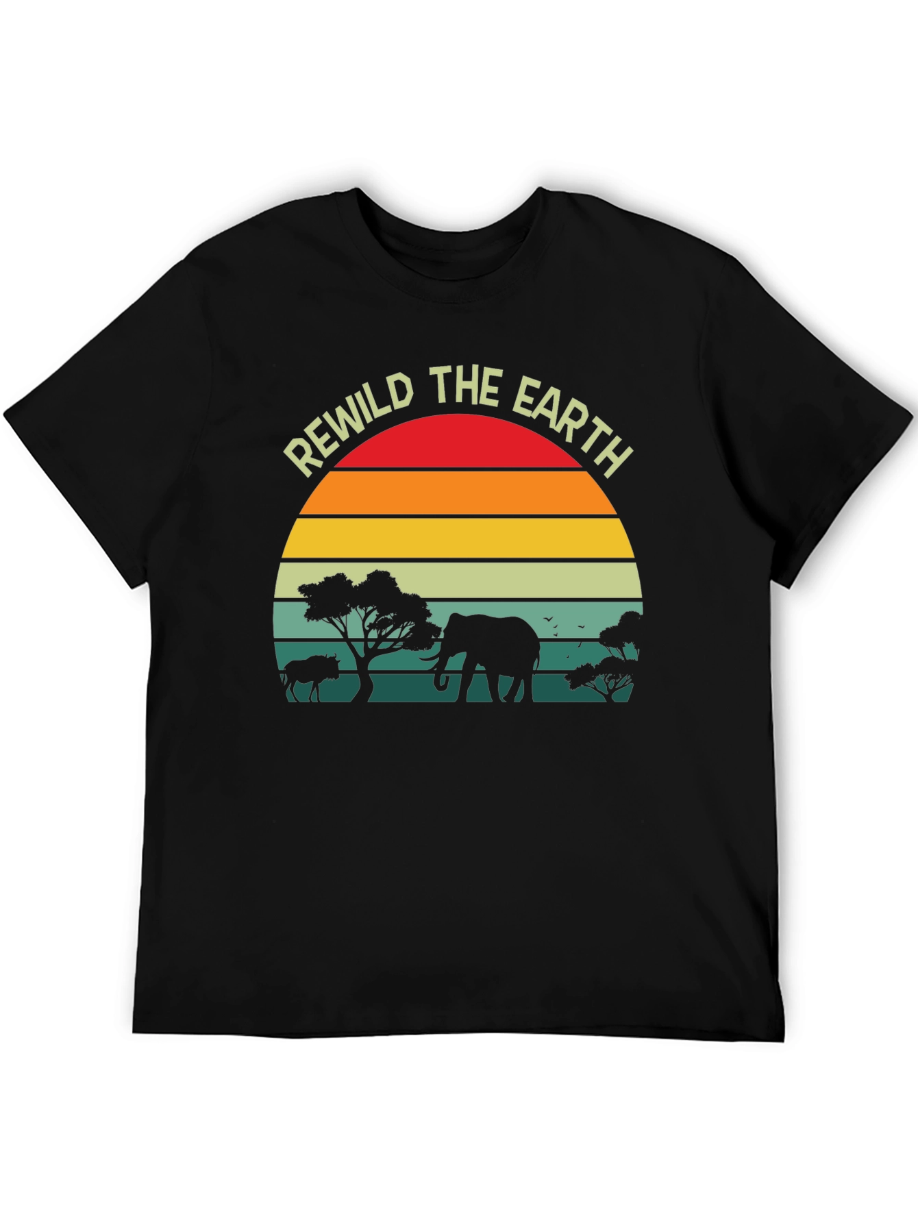 Rewild the Earth T-Shirt - Wildlife Conservation Tee