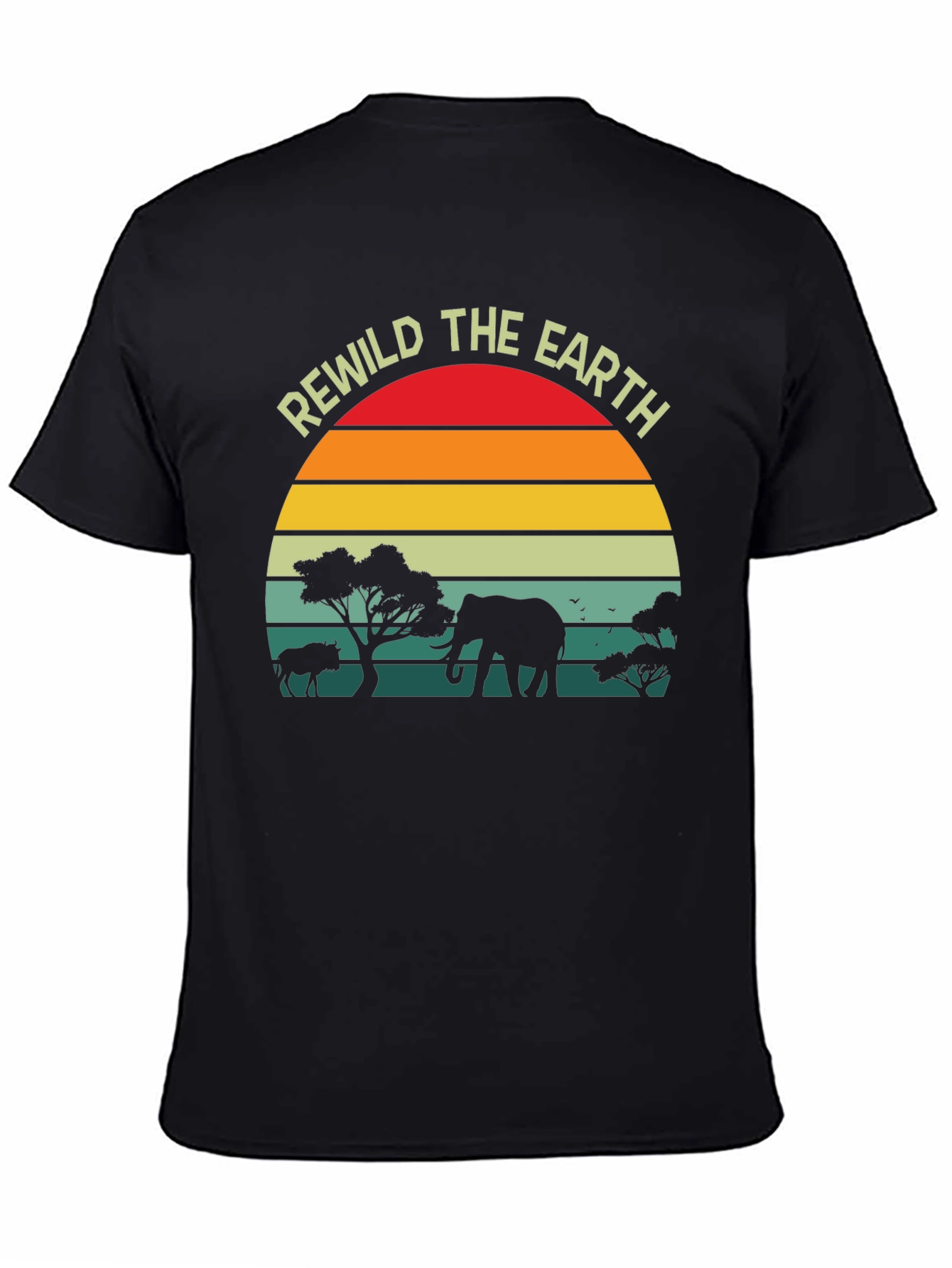 Rewild the Earth T-Shirt - Wildlife Conservation Tee
