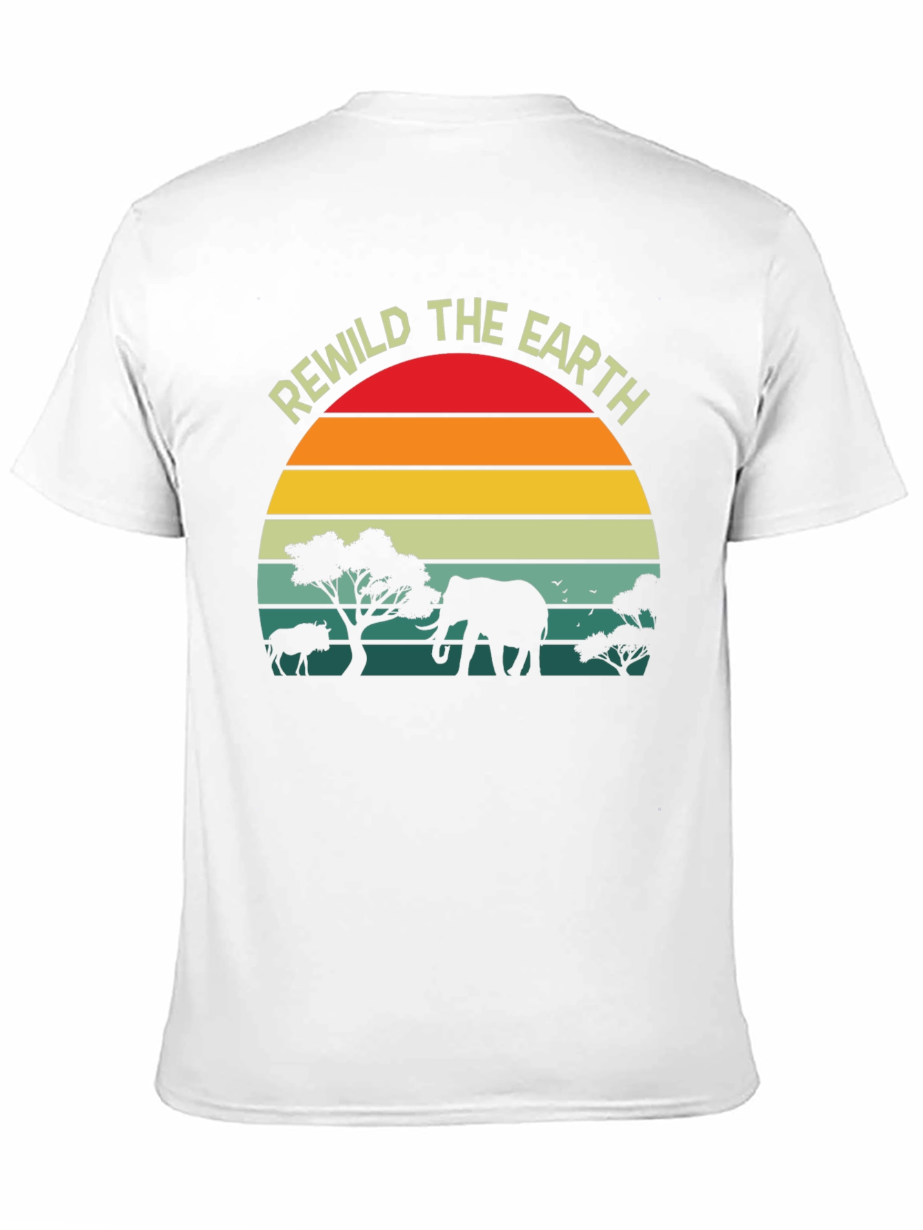 Rewild the Earth T-Shirt - Wildlife Conservation Tee