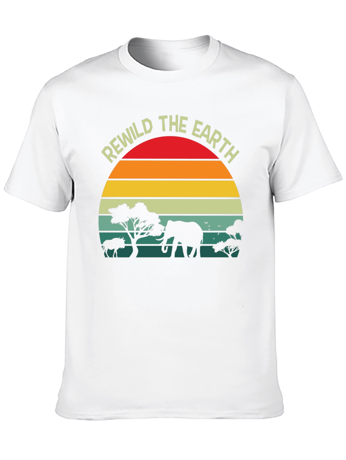 Rewild the Earth T-Shirt - Wildlife Conservation Tee