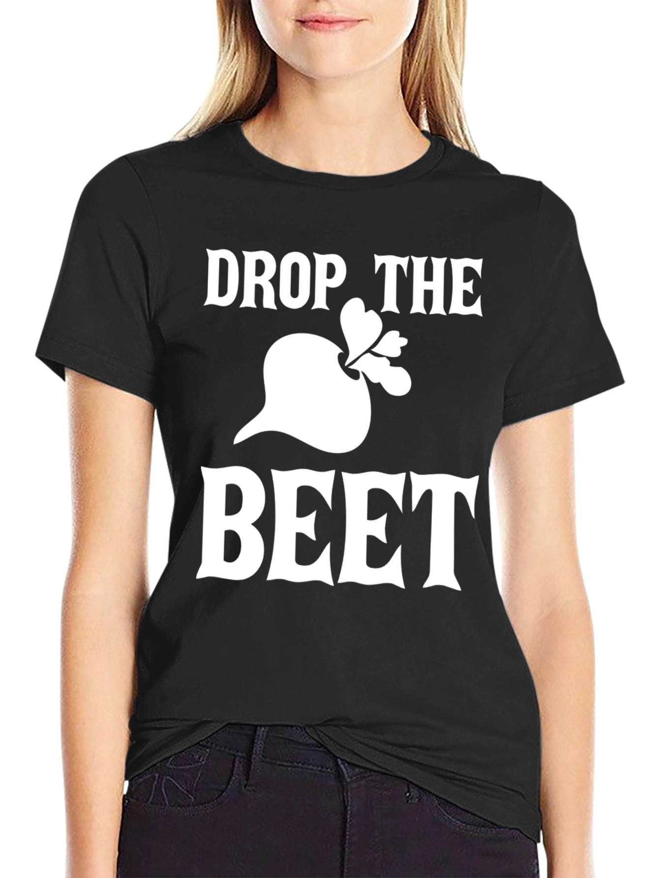 Drop the Beet Funny Graphic Tee - Black