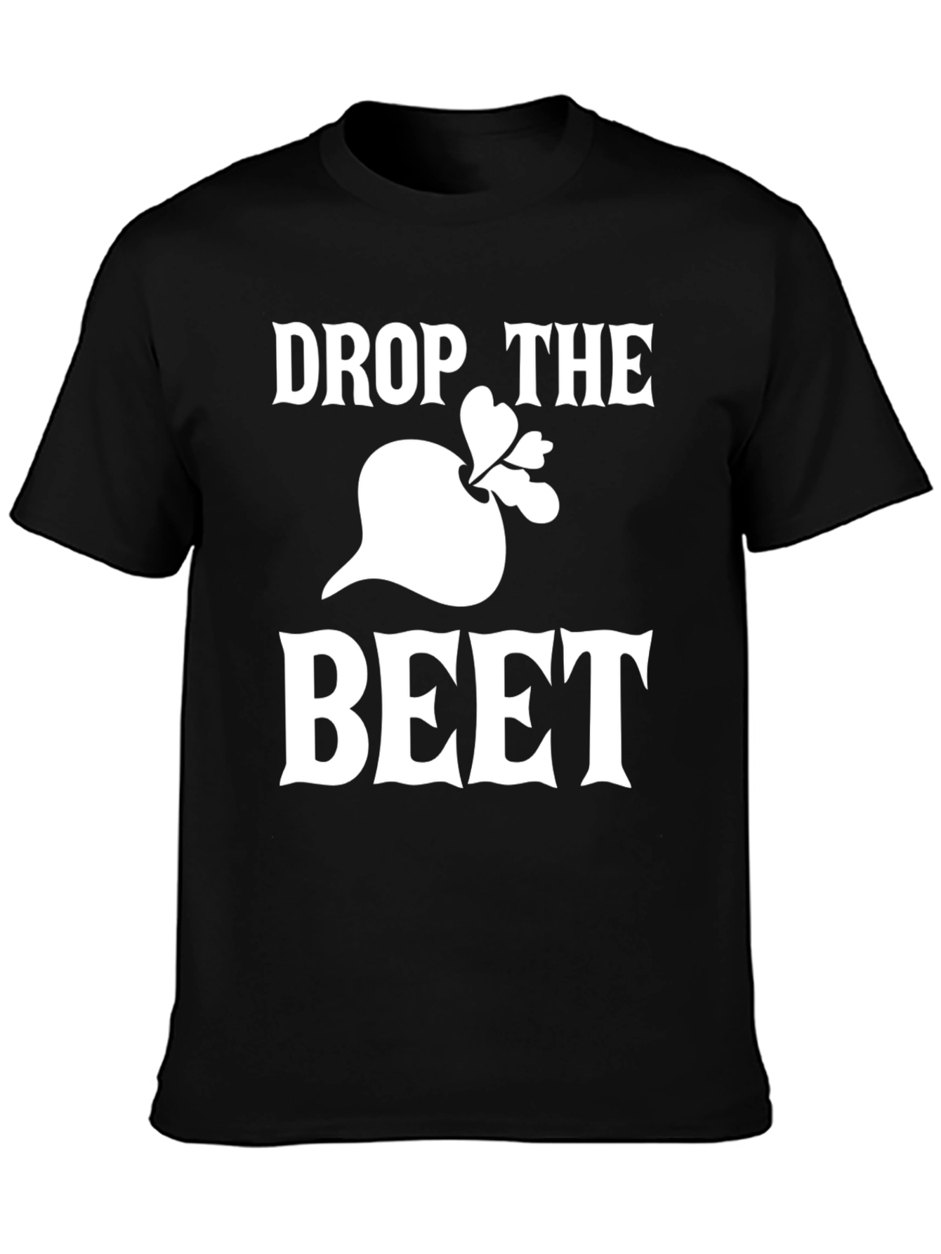 Drop the Beet Funny Graphic Tee - Black