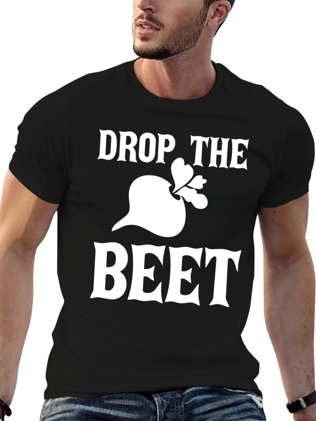 Drop the Beet Funny Graphic Tee - Black