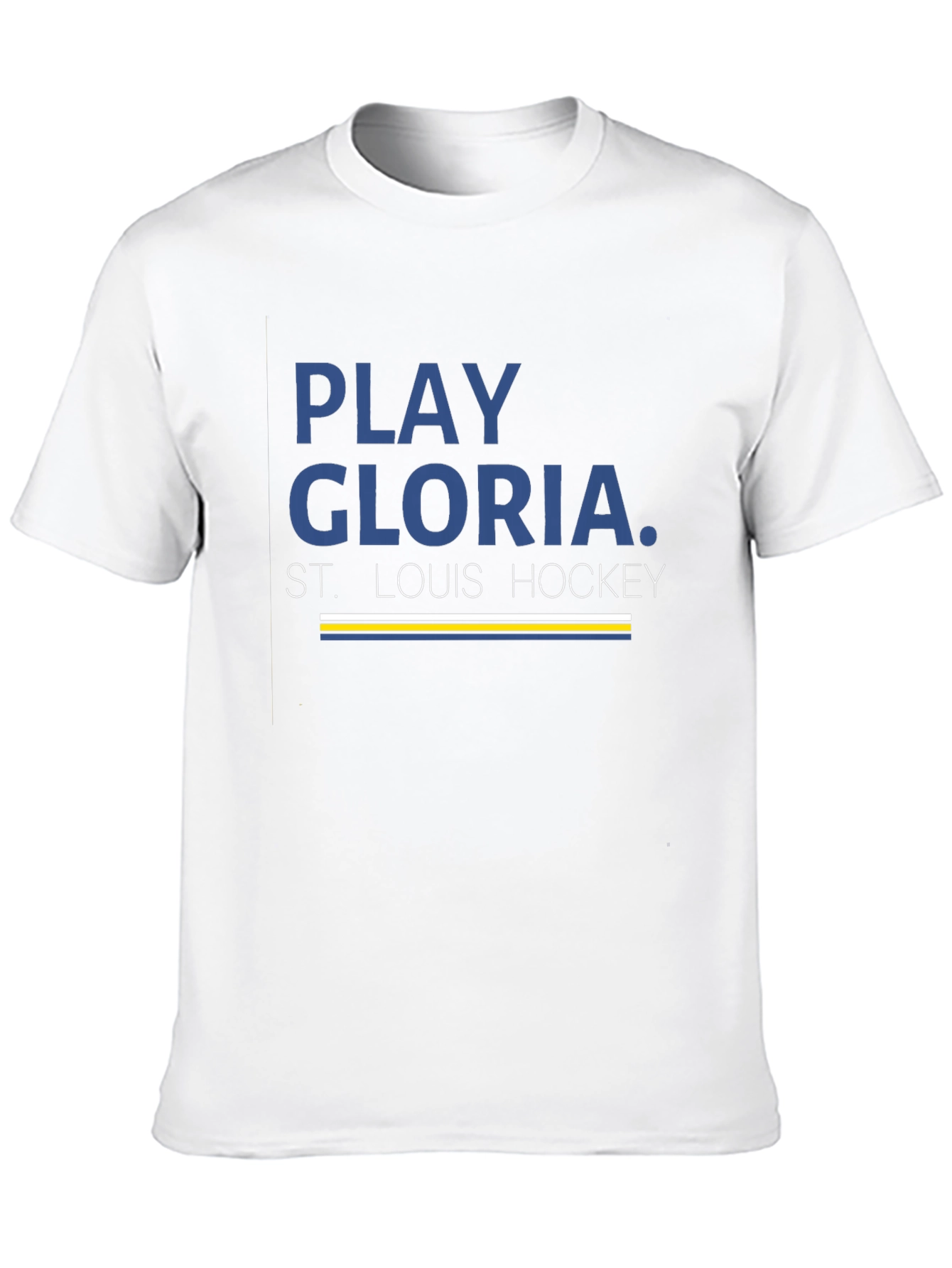Play Gloria St. Louis Hockey Black T-Shirt