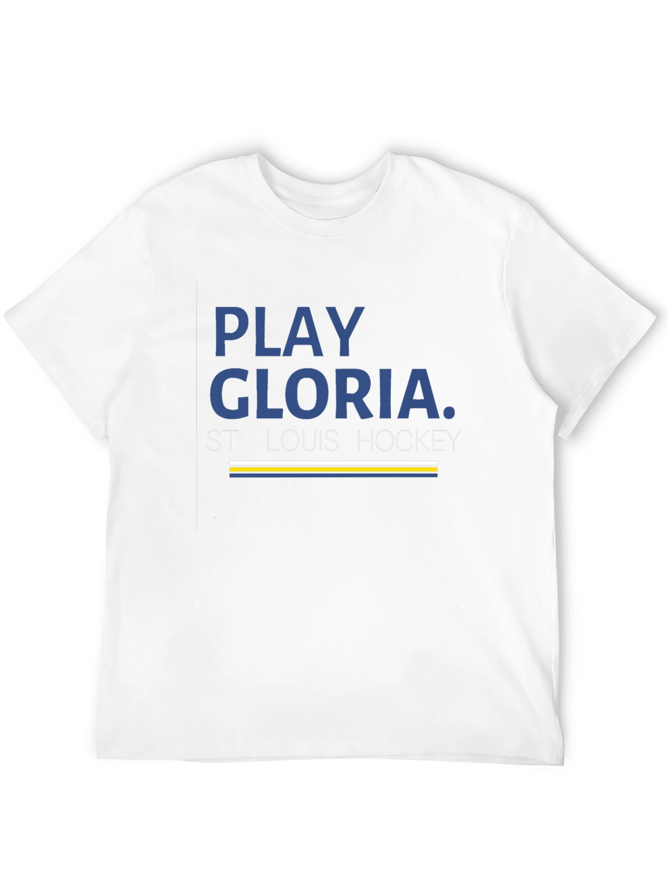 Play Gloria St. Louis Hockey Black T-Shirt